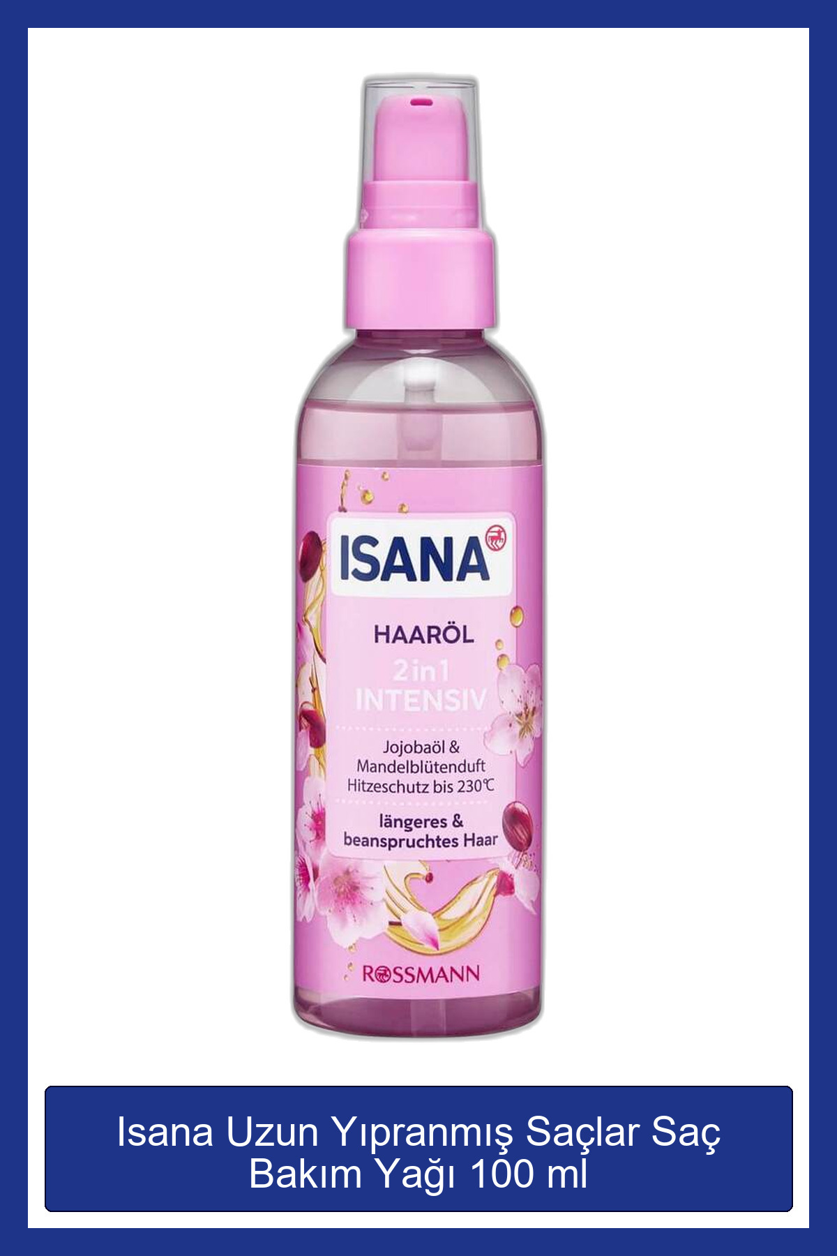 ISANA Uzun Yıpranmış Saçlar Saç Bakım Yağı 100 ml — TYC00088422245