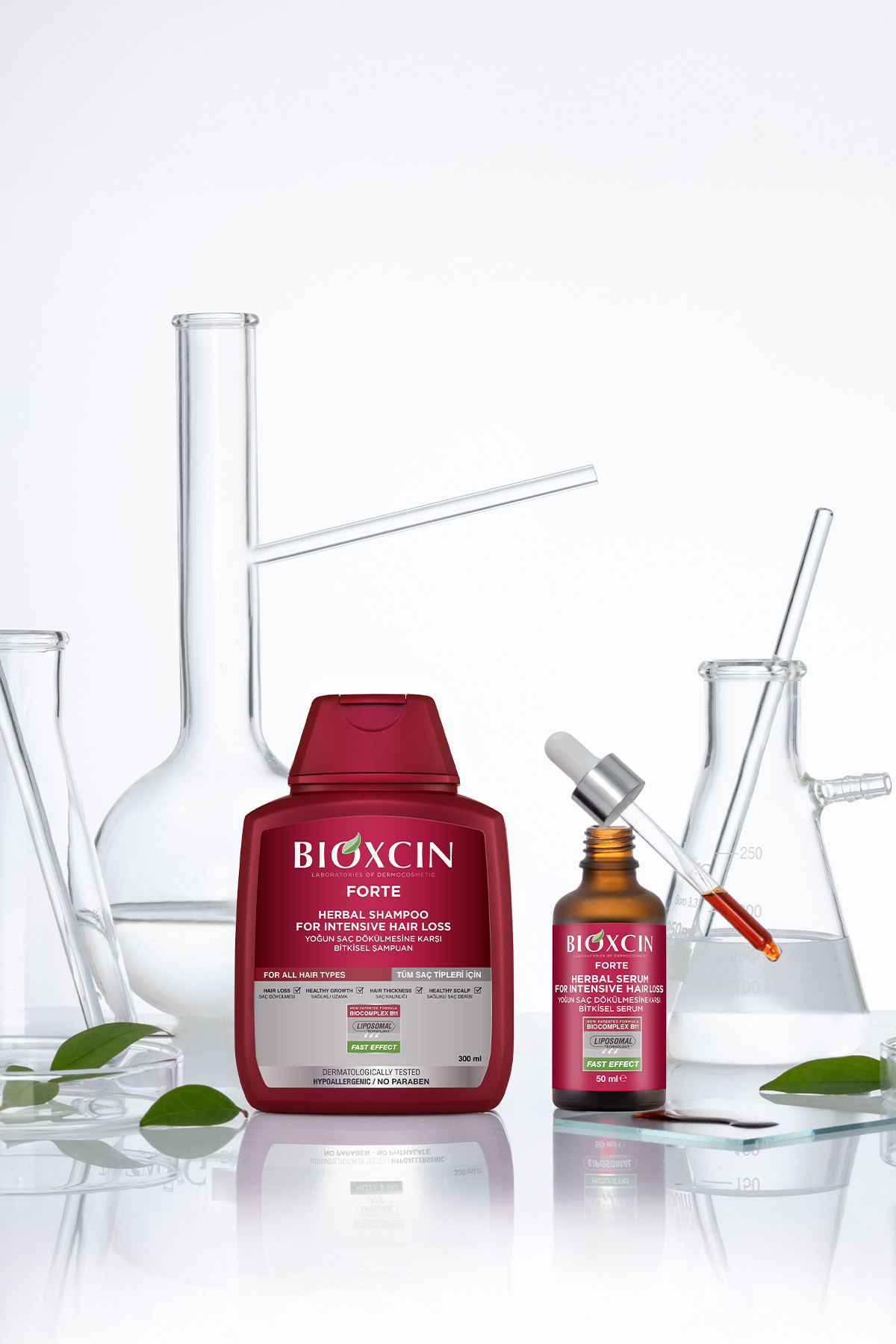 Forte Yoğun Bakım Kiti (TABLET-ŞAMPUAN-SERUM) Yoğun Saç Dökülmesi Seti — SET — تصویر 9 از 11