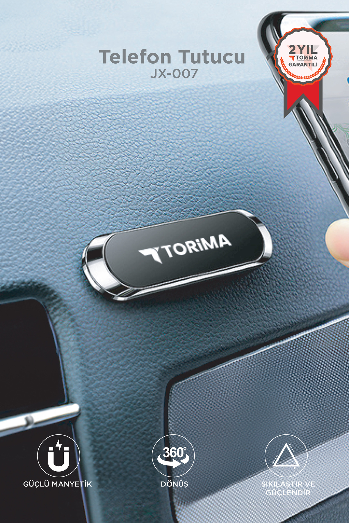 Torima Telefon Tutucu Çok Amaçlı Manyetik Araç İçi Oto