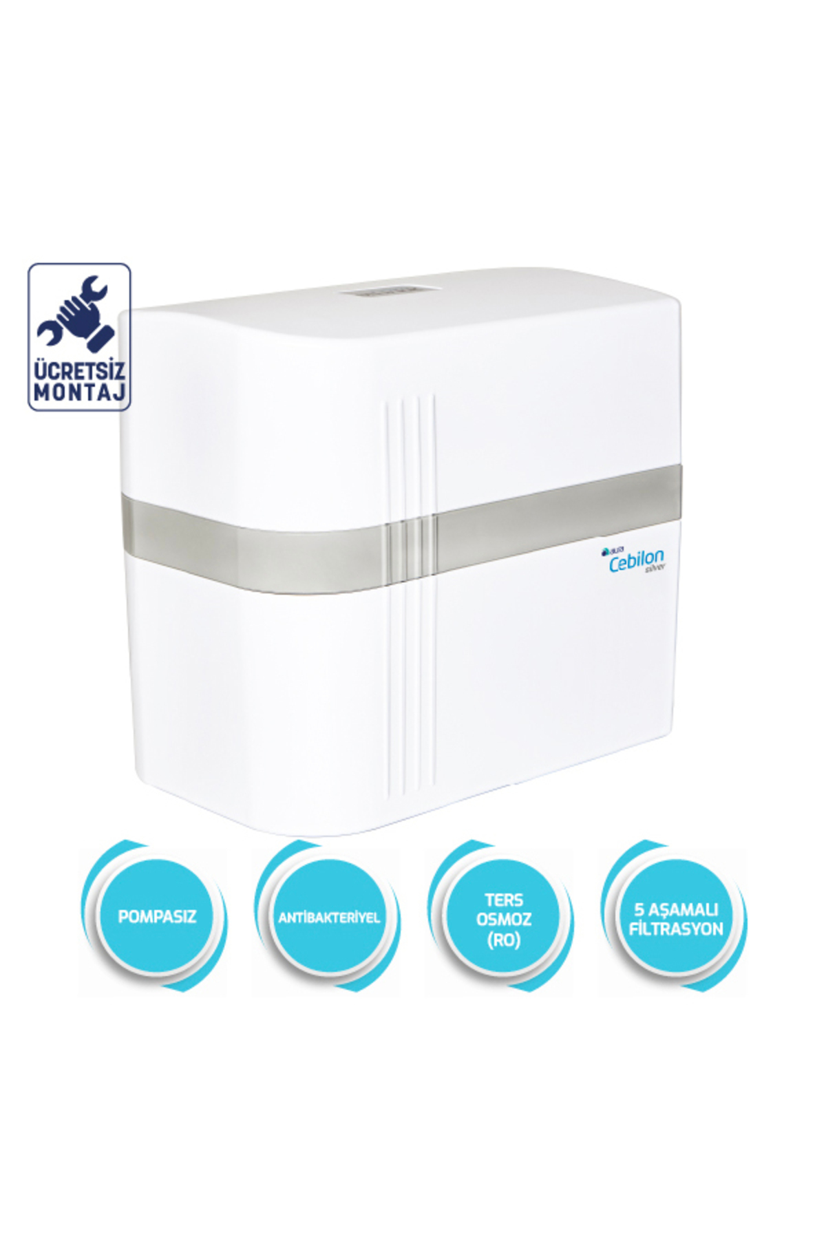 Cebilon Silver Pumpless Water Purifier