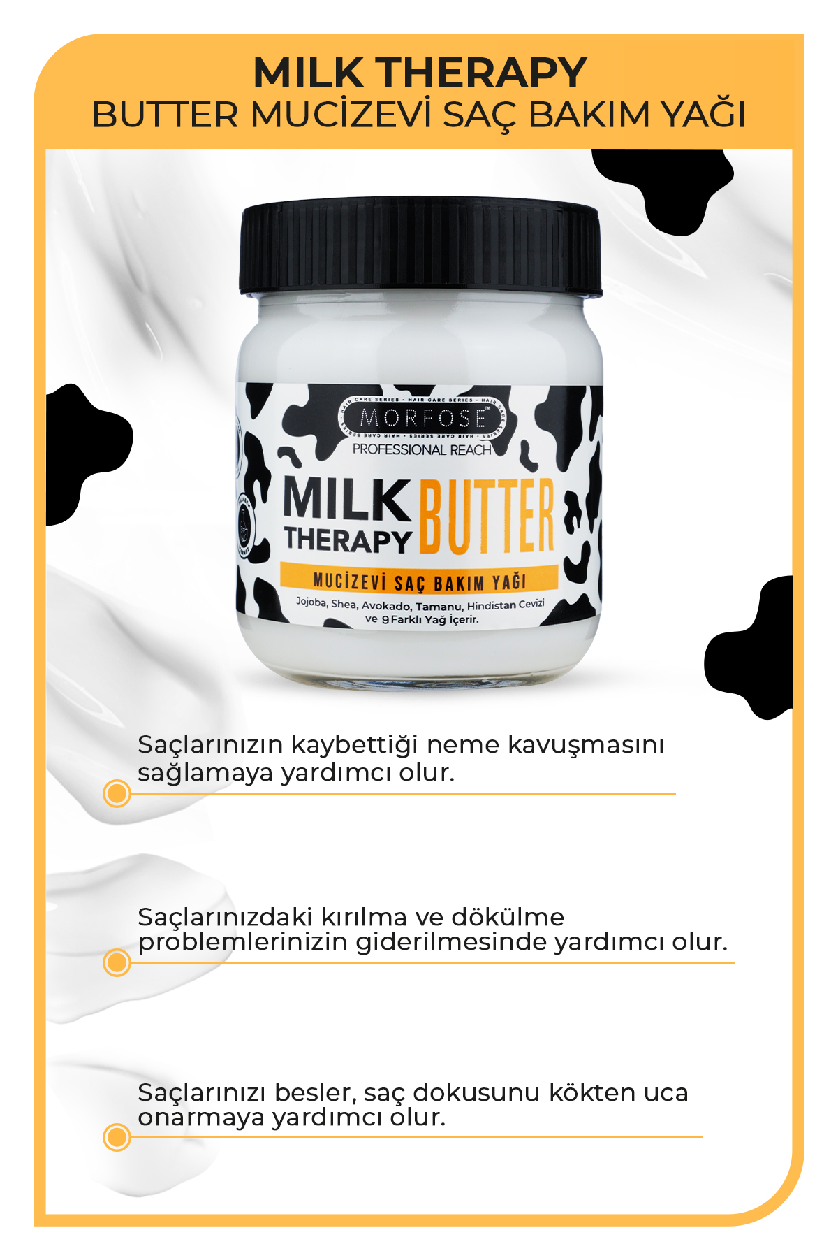 Milk Therapy Butter Yağ Içeren Mucizevi Saç Bakım Yağı - 2 Adet — 1100005138-12 — تصویر 3 از 6