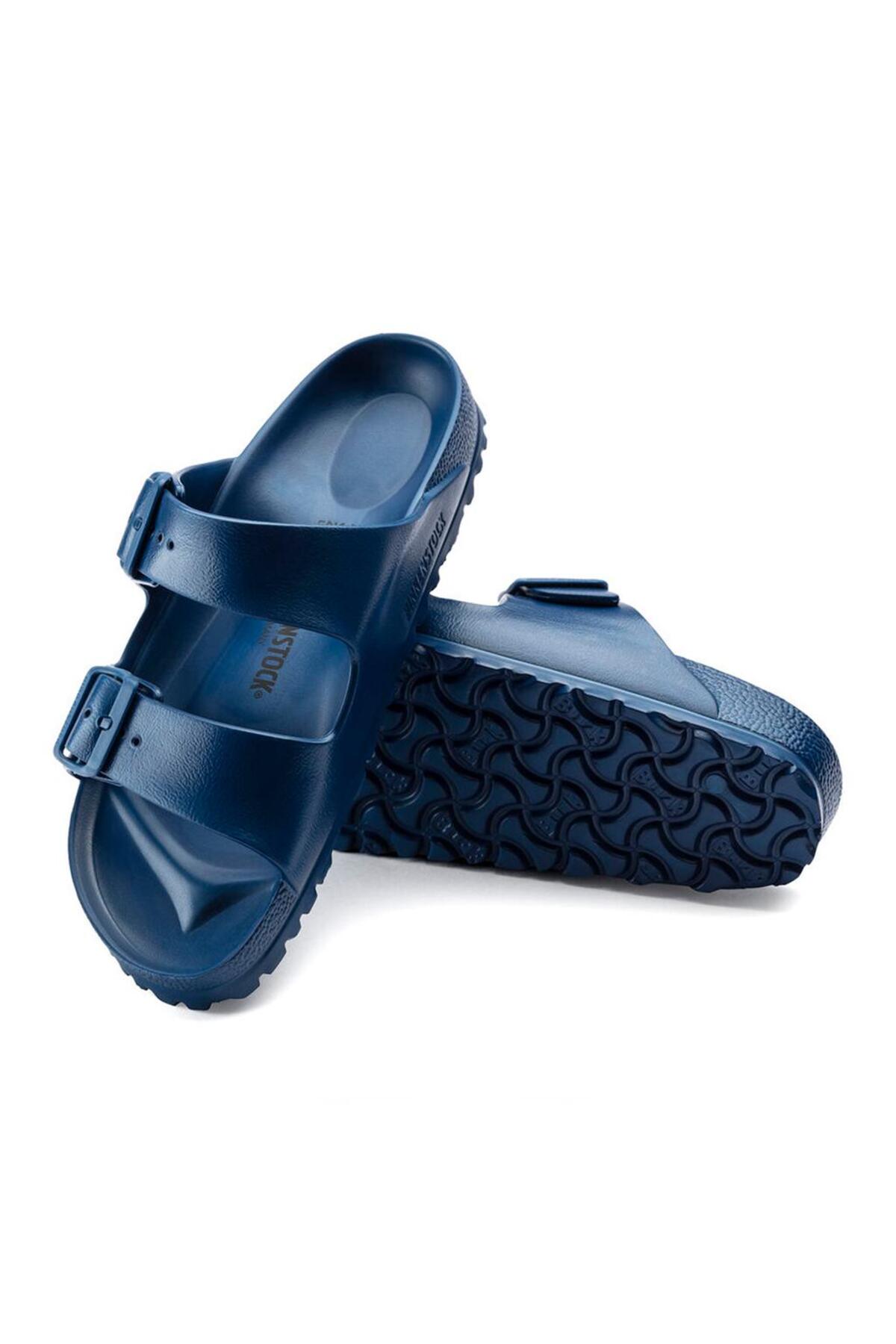 دمپایی بیرکن استاک مردانه اوا آبی سرمه ای اسپرت راسته Mule     کژوال/روزمره | Birkenstock 1019051 DE - تصویر 5
