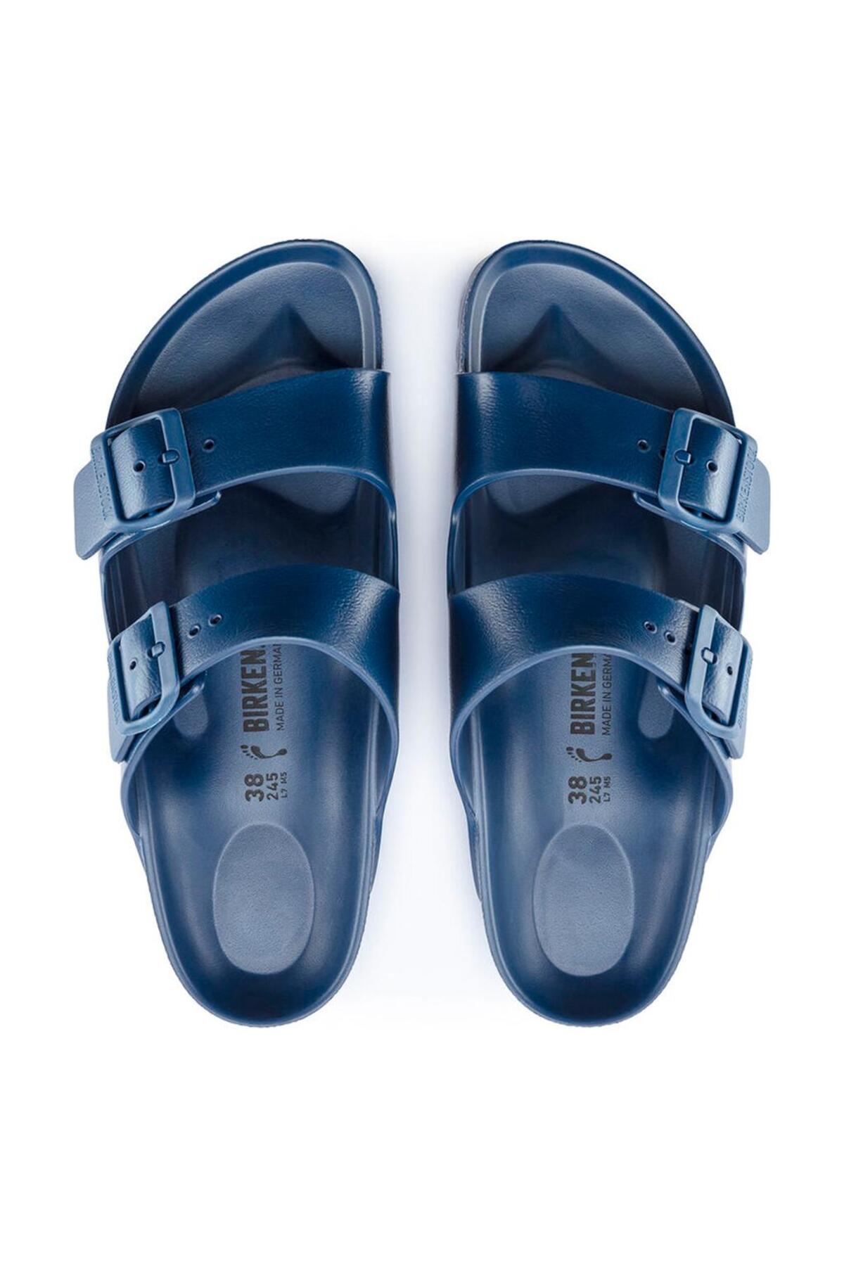 دمپایی بیرکن استاک مردانه اوا آبی سرمه ای اسپرت راسته Mule     کژوال/روزمره | Birkenstock 1019051 DE - تصویر 6