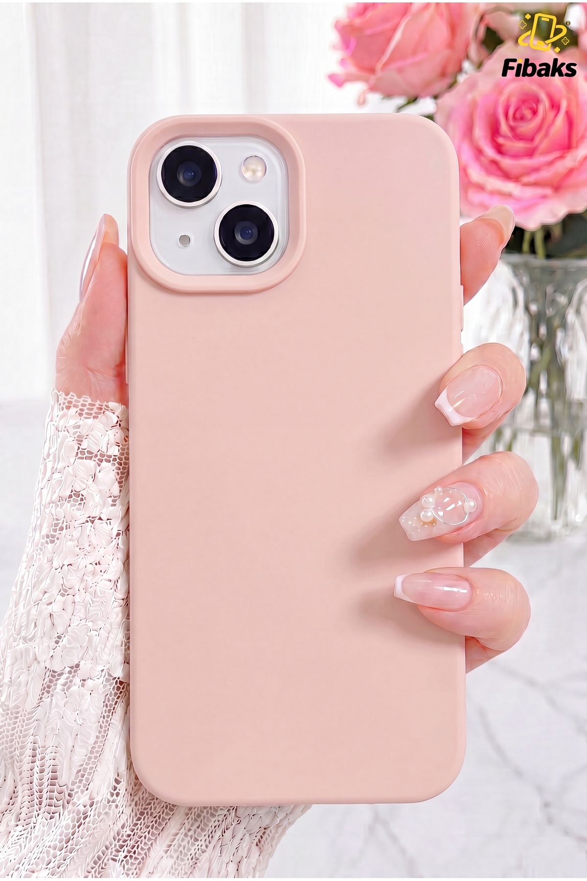 velvet Launch Inside iPhone 13/14 Case Erasable Colorful Soft Silicone Pink Cover