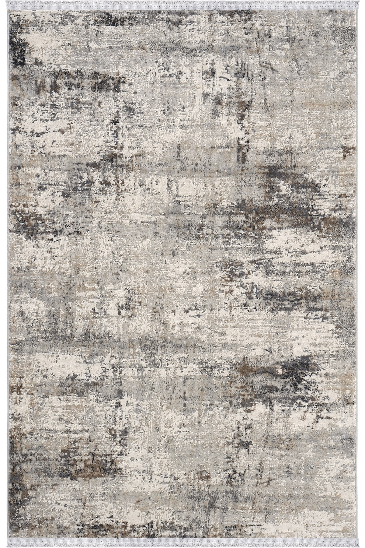 London 01 Cream Silver Living Room Rug Cut Carpet Runner Entry Hall Rug Soft Texture Bedroom Rug