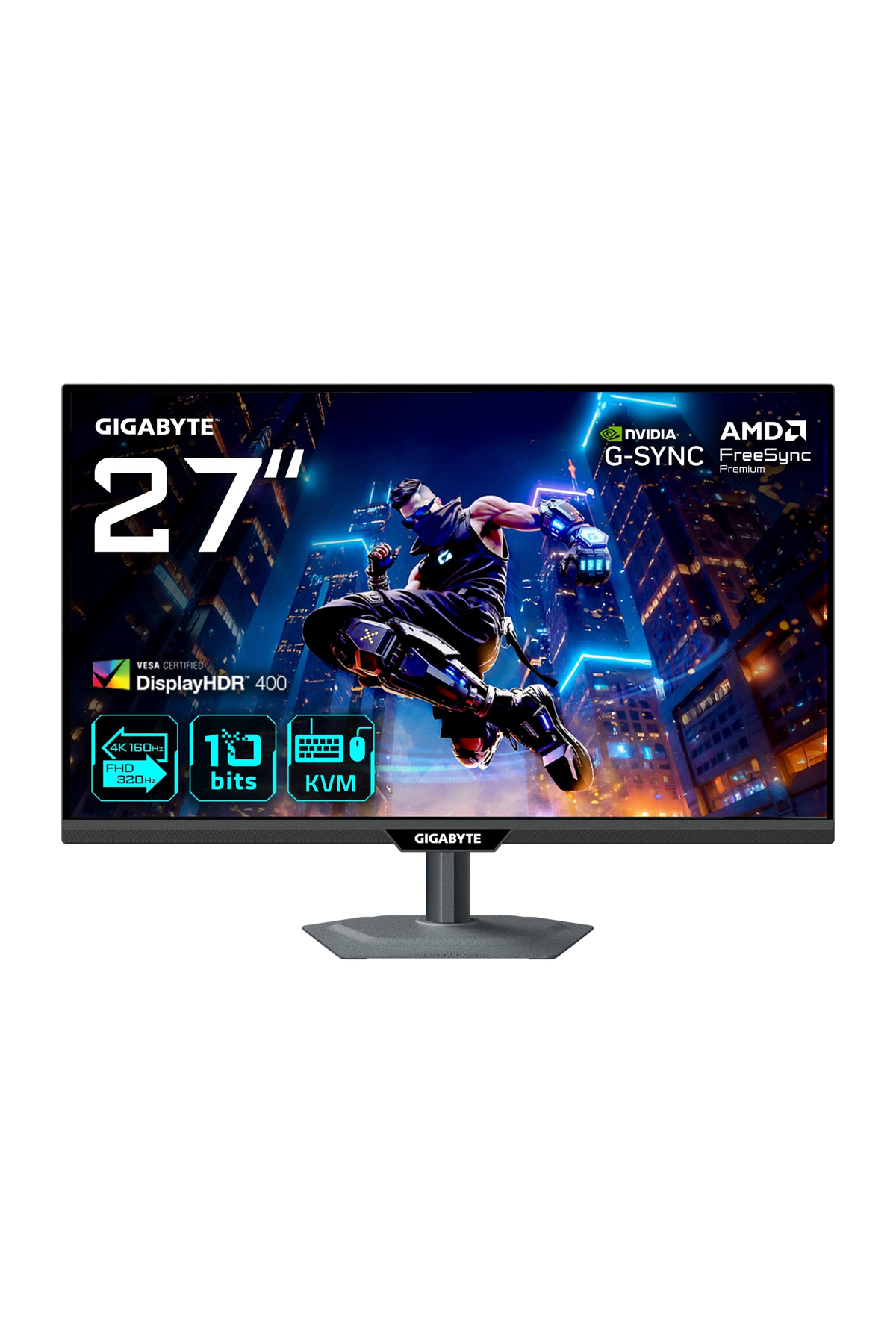 M27UP 27 inch 4K 160Hz-FHD 320Hz 1ms HDR400 UHD Dual Mode SS IPS Gaming Monitor