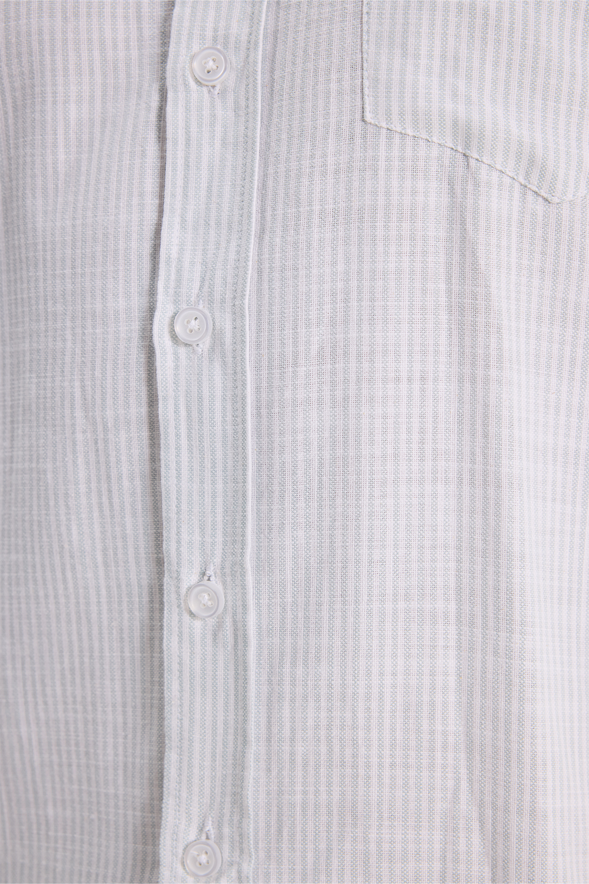 پیراهن تودورز مردانه کتان پنبه ای سبز کژوال / روزمره راه راه Slim Fit/اسلیم فیت    Slim/اسلیم فیت کژوال/روزمره | Tudors DR250031 TR - تصویر 6