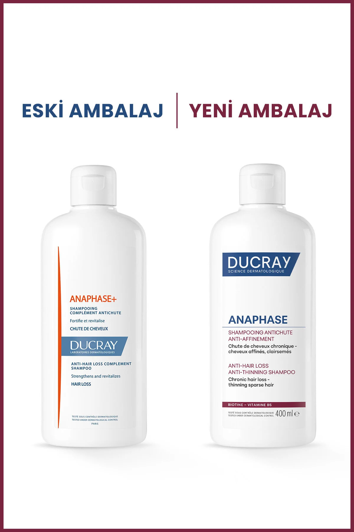 Anaphase Chronic Saç Dökülmesi Karşıtı Şampuan 400 ml X 2 — 3282770075526-1 — تصویر 2 از 4