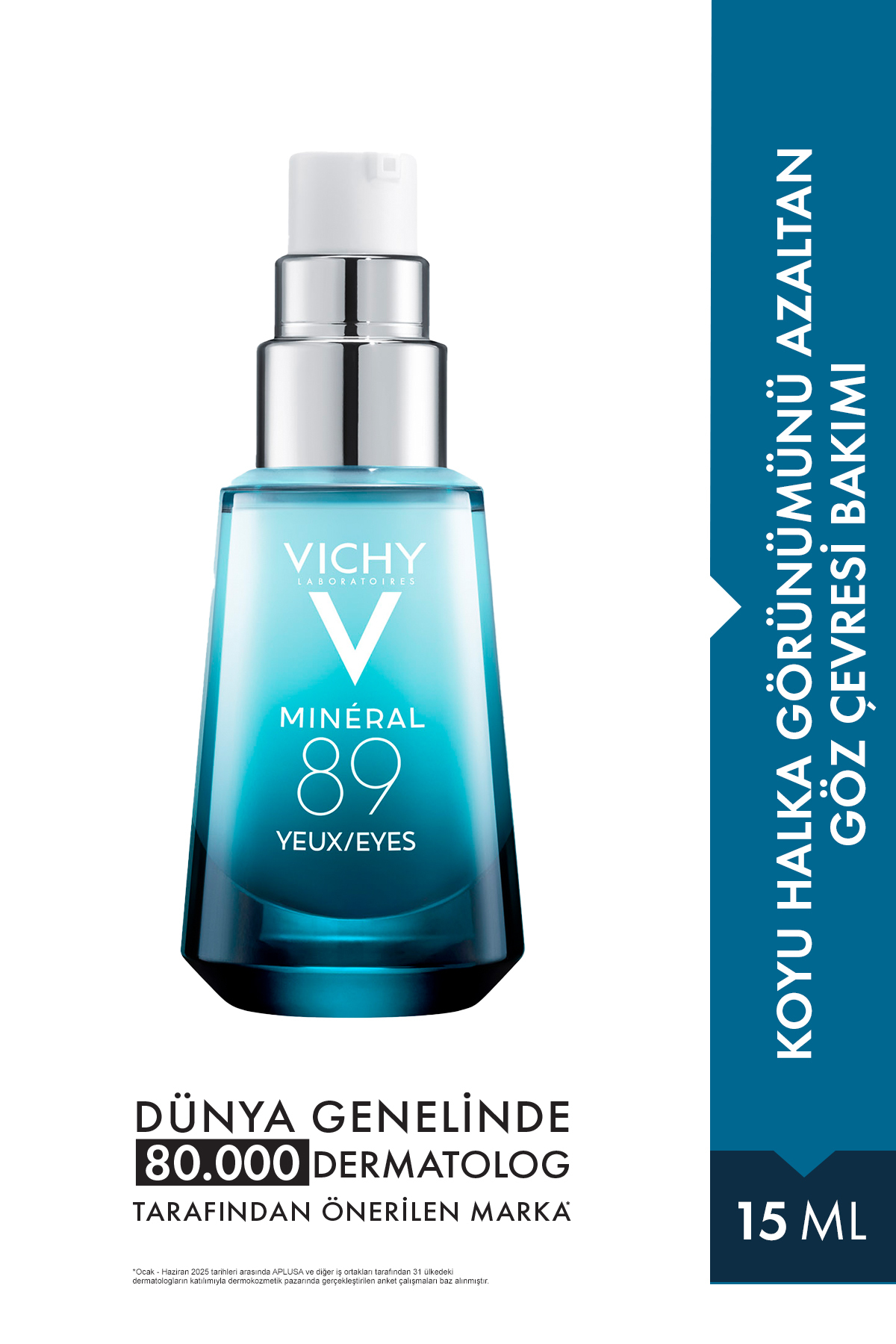 Vichy Mineral 89 Hyalüronik Asit İçeren Nemlendirici Göz Çevresi