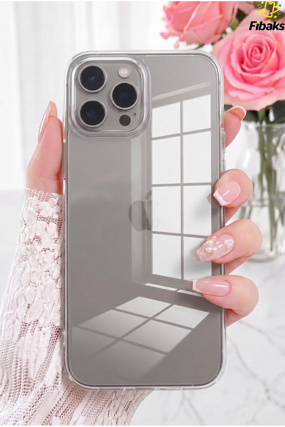 iPhone 13 Pro Max Case Transparent Super Silicone Cover