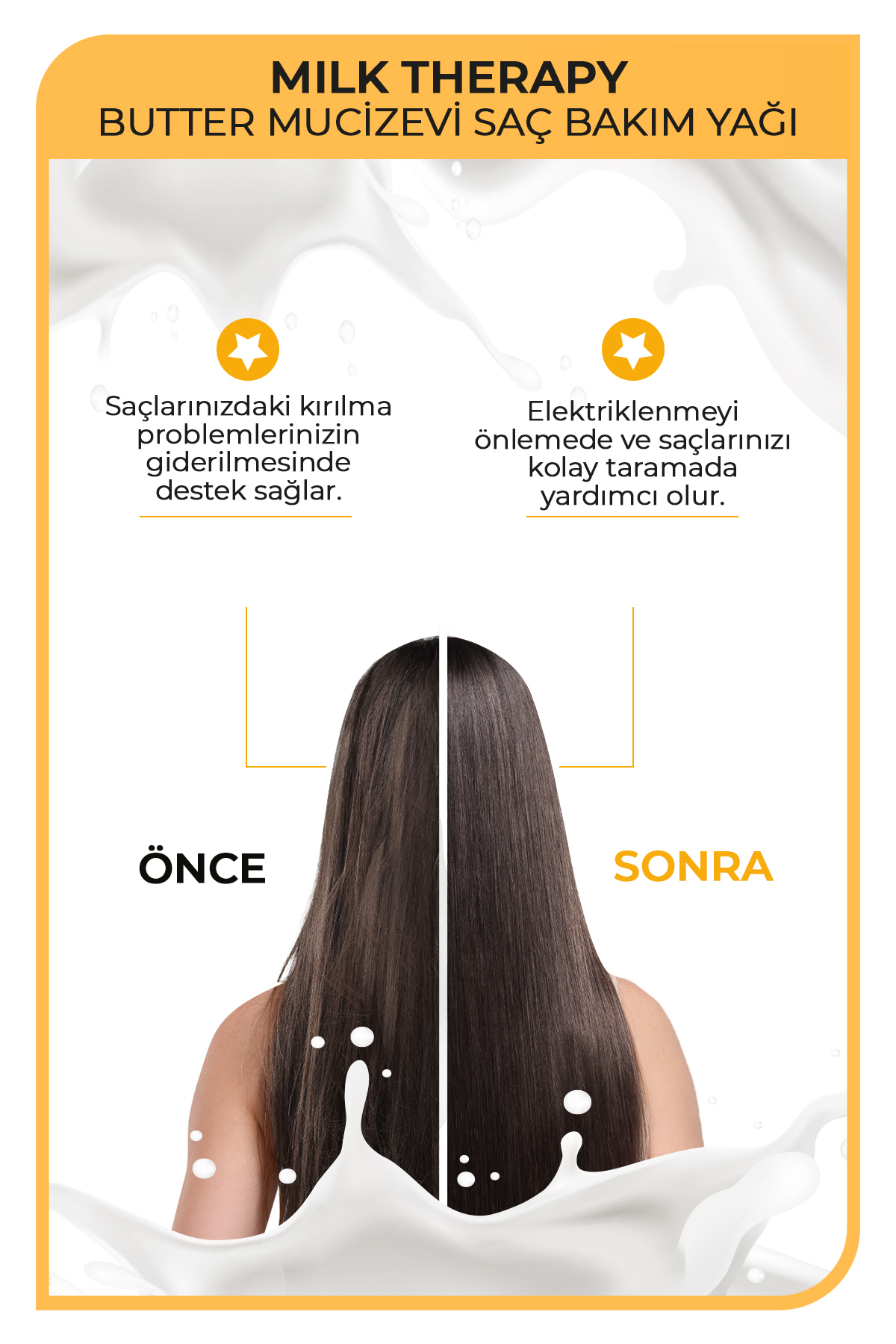 Milk Therapy Butter Yağ Içeren Mucizevi Saç Bakım Yağı - 2 Adet — 1100005138-12 — تصویر 6 از 6