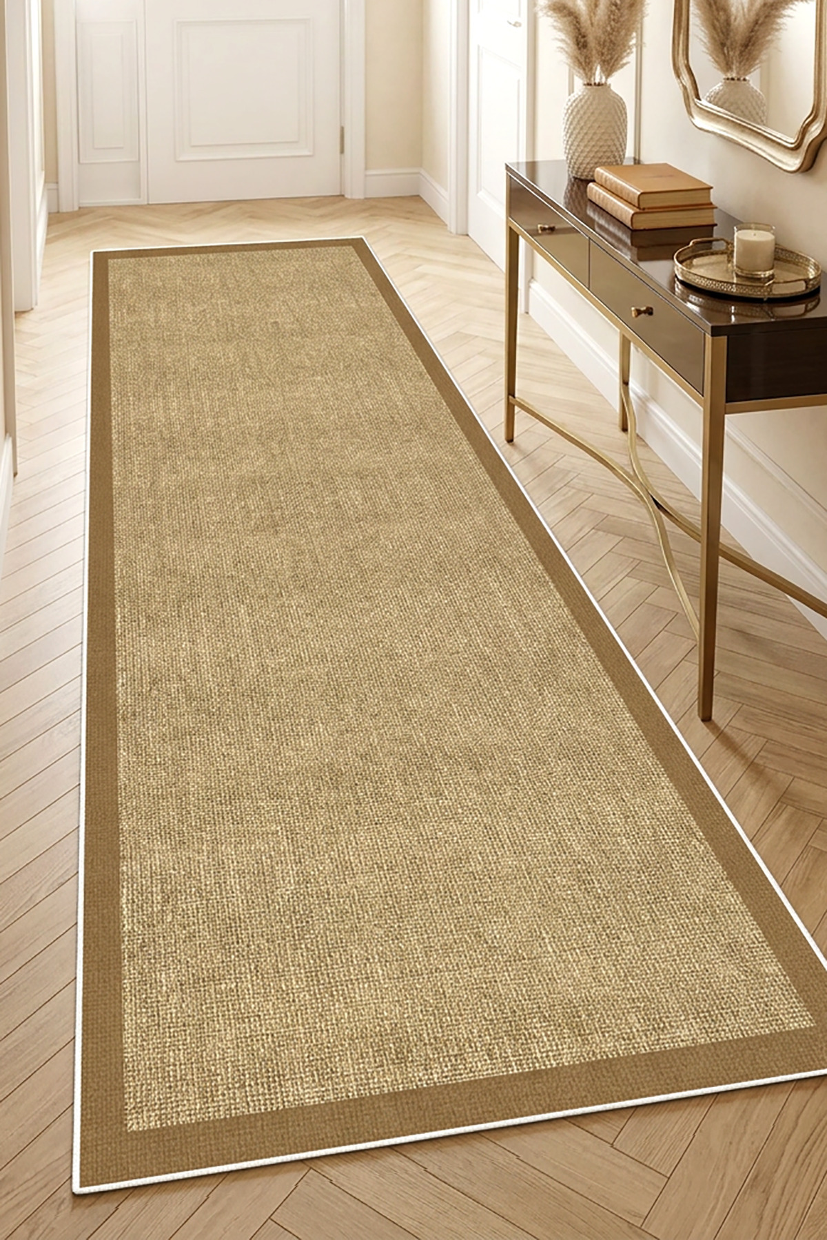 Digital Anti-Slip Washable Sisal Look Living Room Rug Kitchen Carpet Runner Balcony Carpet Home Decor