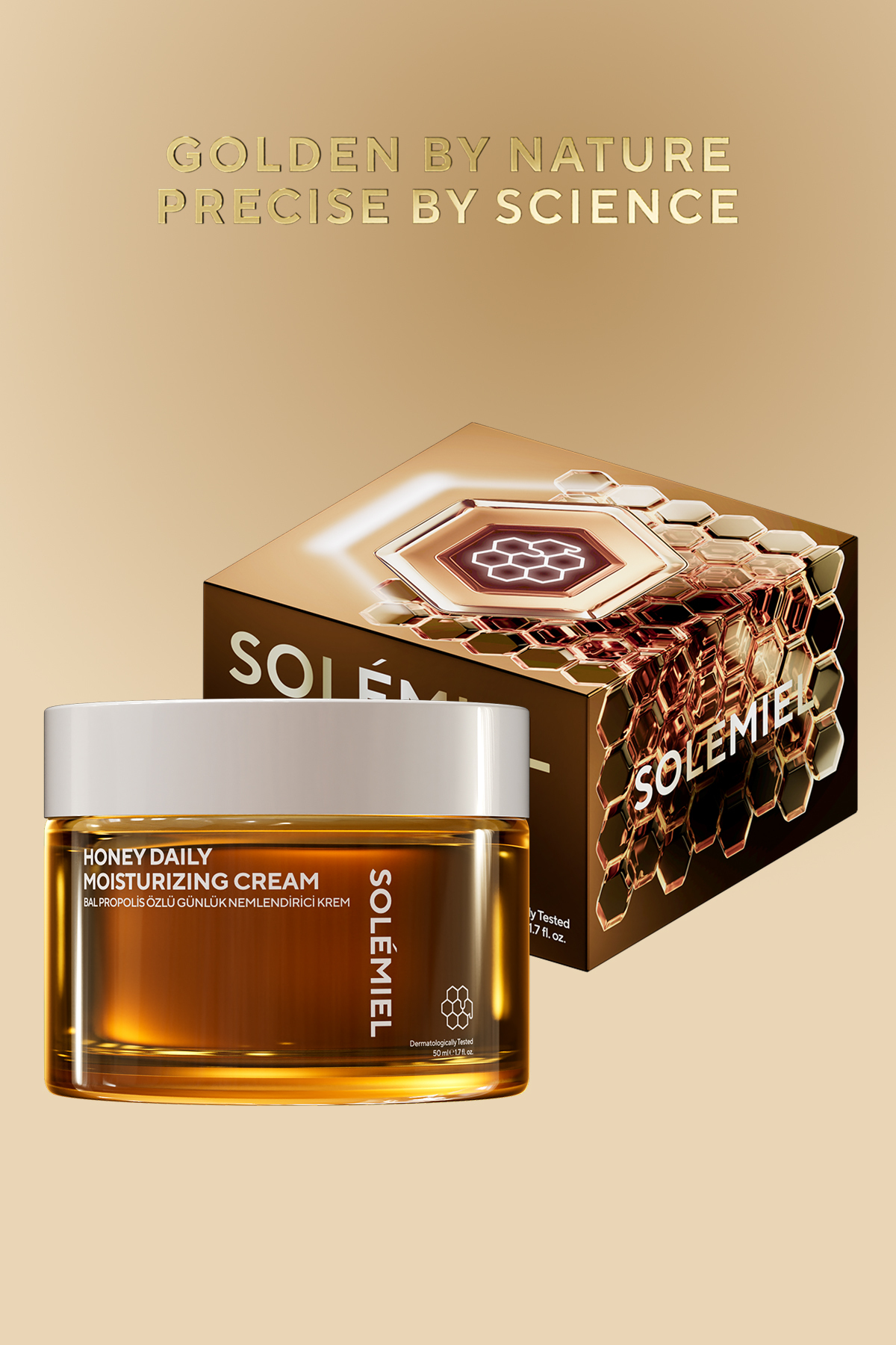 Bal ve Propolis Özlü Yoğun Nem ve Canlı Görünüm Sağlayan Su Bazlı Yüz Kremi 50 ml — 8684981440776 — تصویر 3 از 8