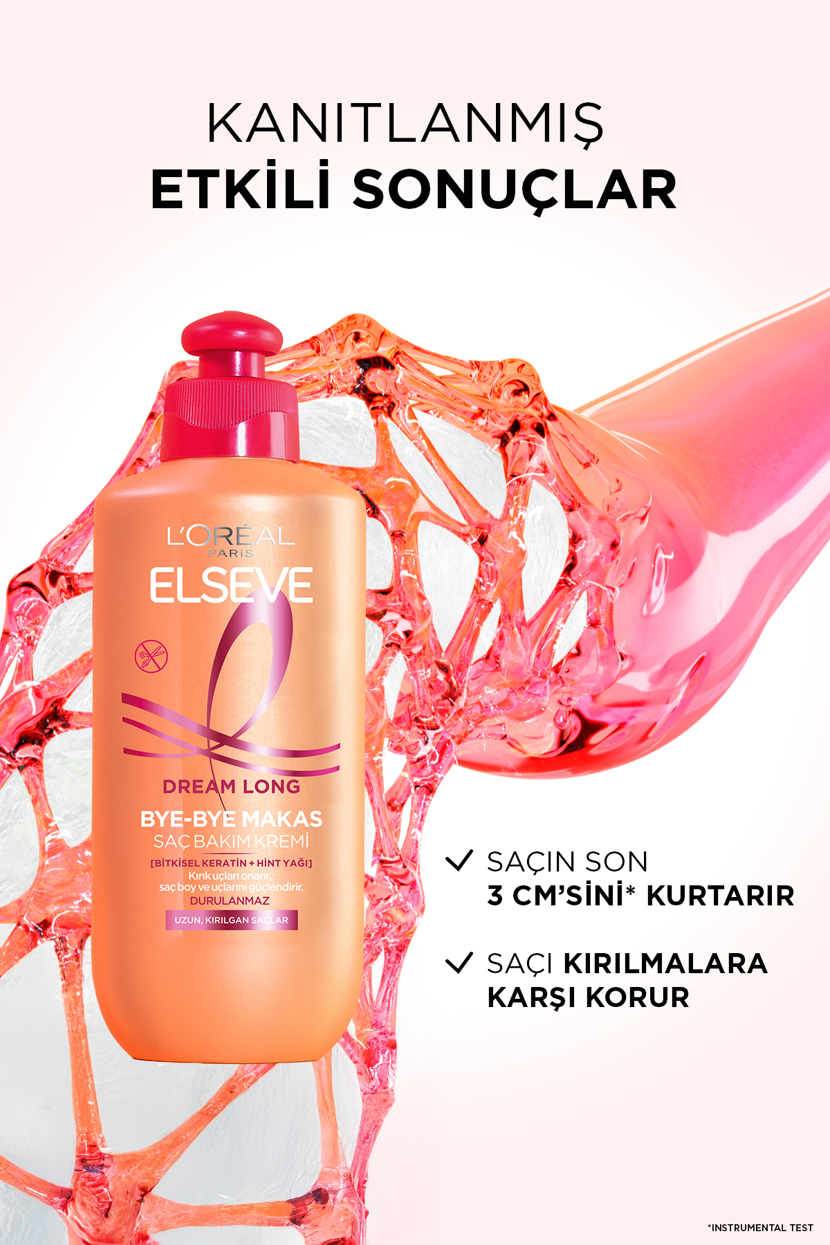 Saç Bakım Kremi Dream Long & Byebye Makas 200Ml — 13749 — تصویر 3 از 6