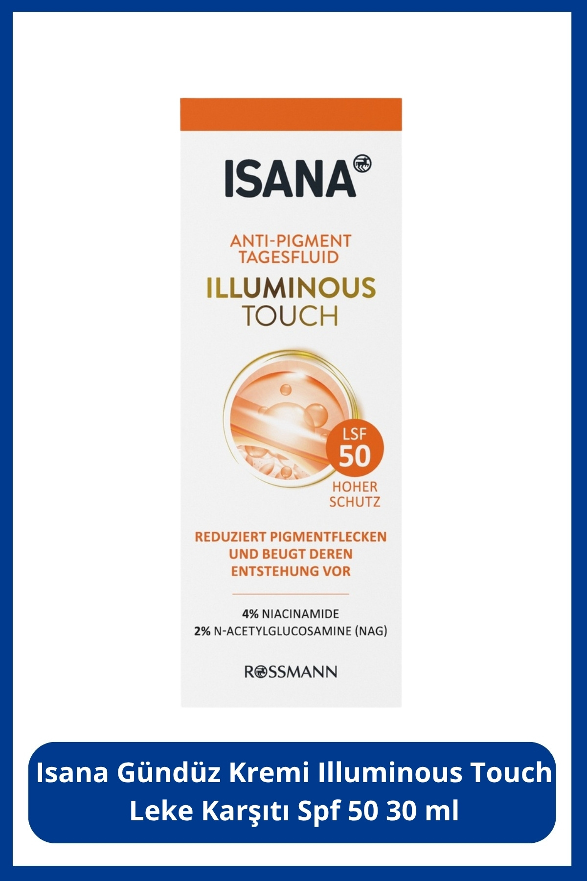 ISANA کرم روز ضد لک ایلومینیوم تاچ با SPF 50، 30 میلی لیتر — SR25070018