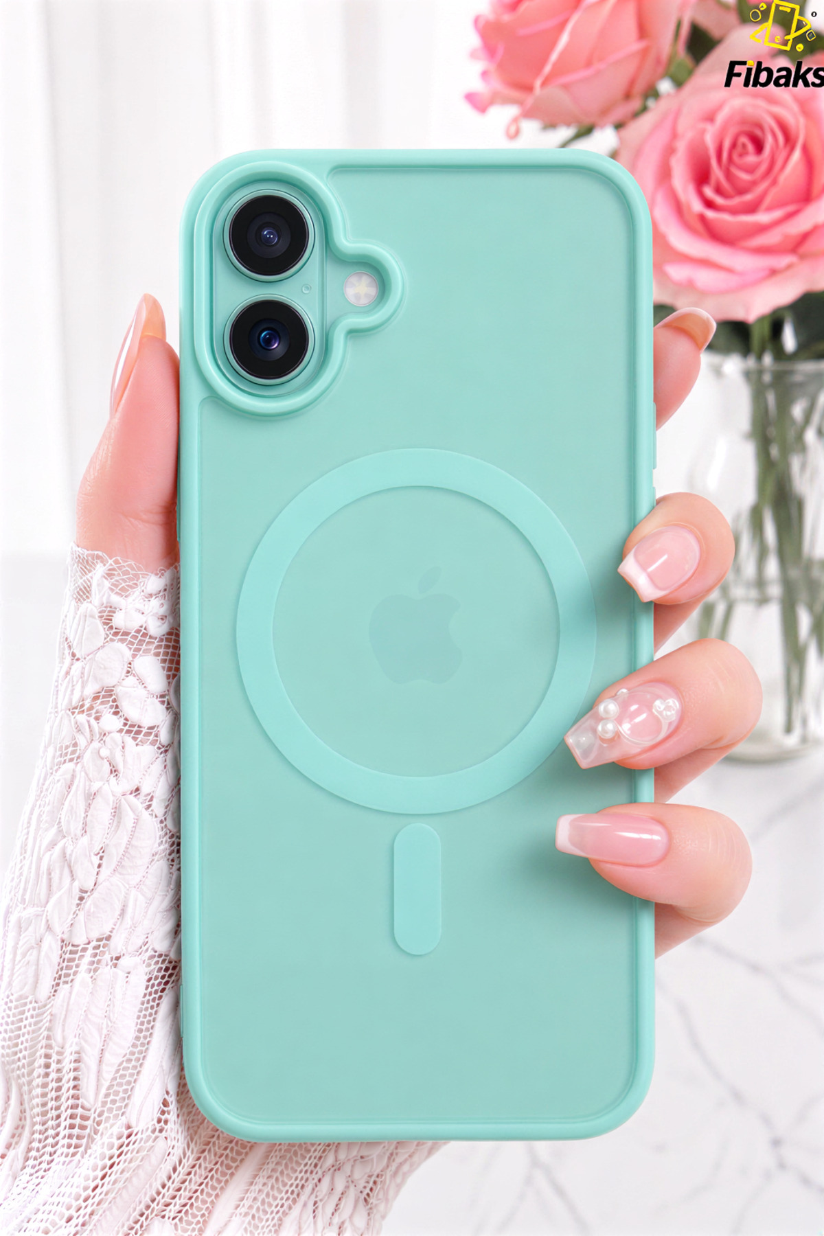 iPhone 16 Case Camera Protruding Soft Matte Cover with Sensitive Keys with Magsafe Charging Support