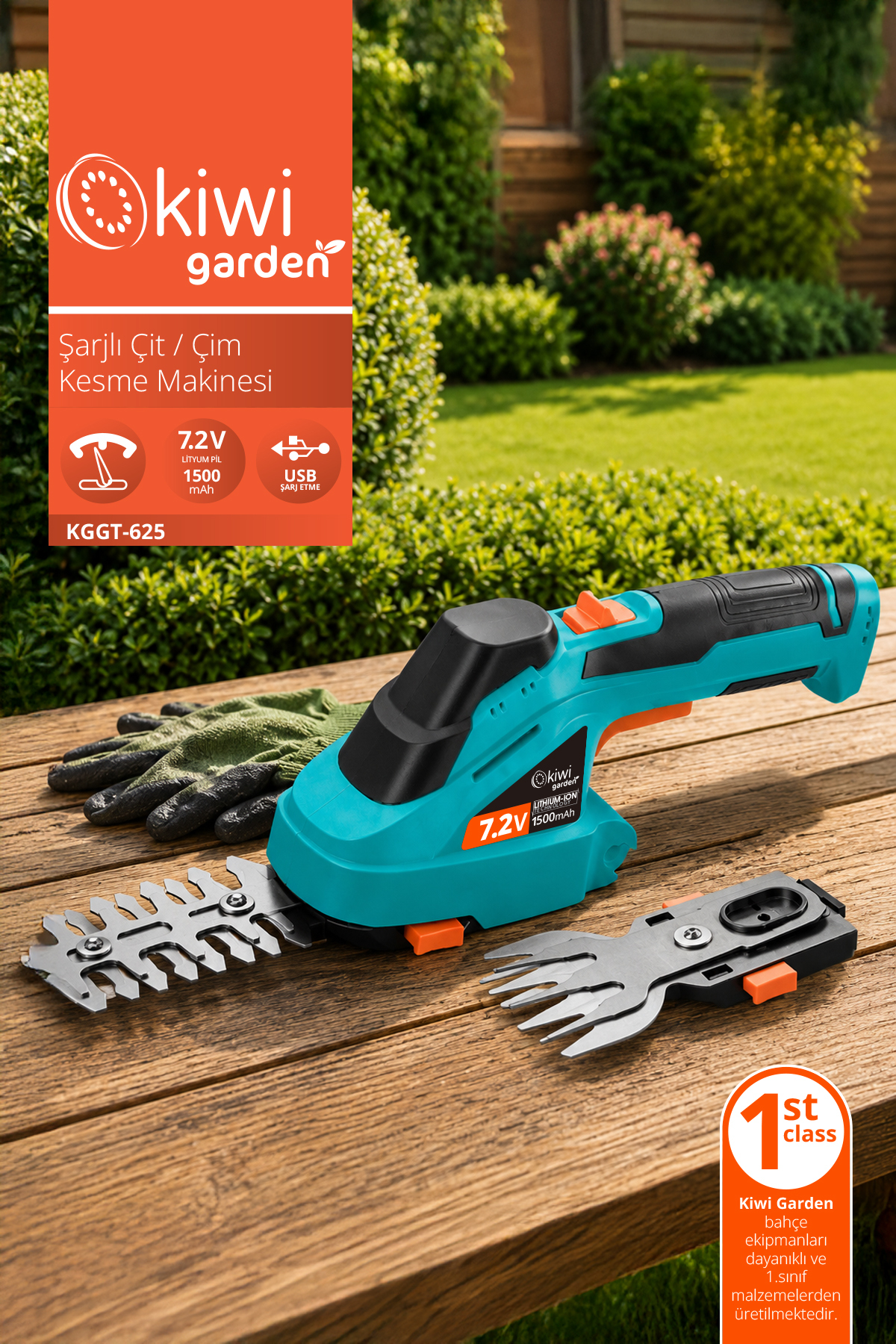 Kiwi KGGT-625 Şarjlı Çit/Çim Kesme Makinesi - Fiyatı, Yorumları