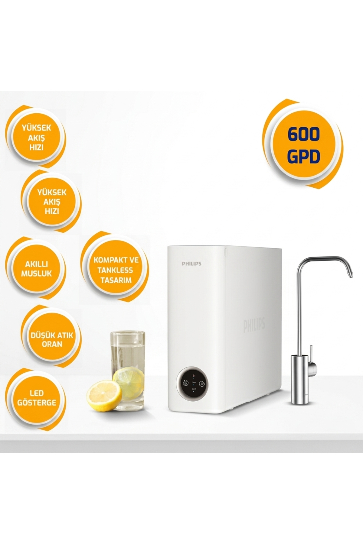 Direct Flow Digital Water Purifier Aut8960 (600GPD)