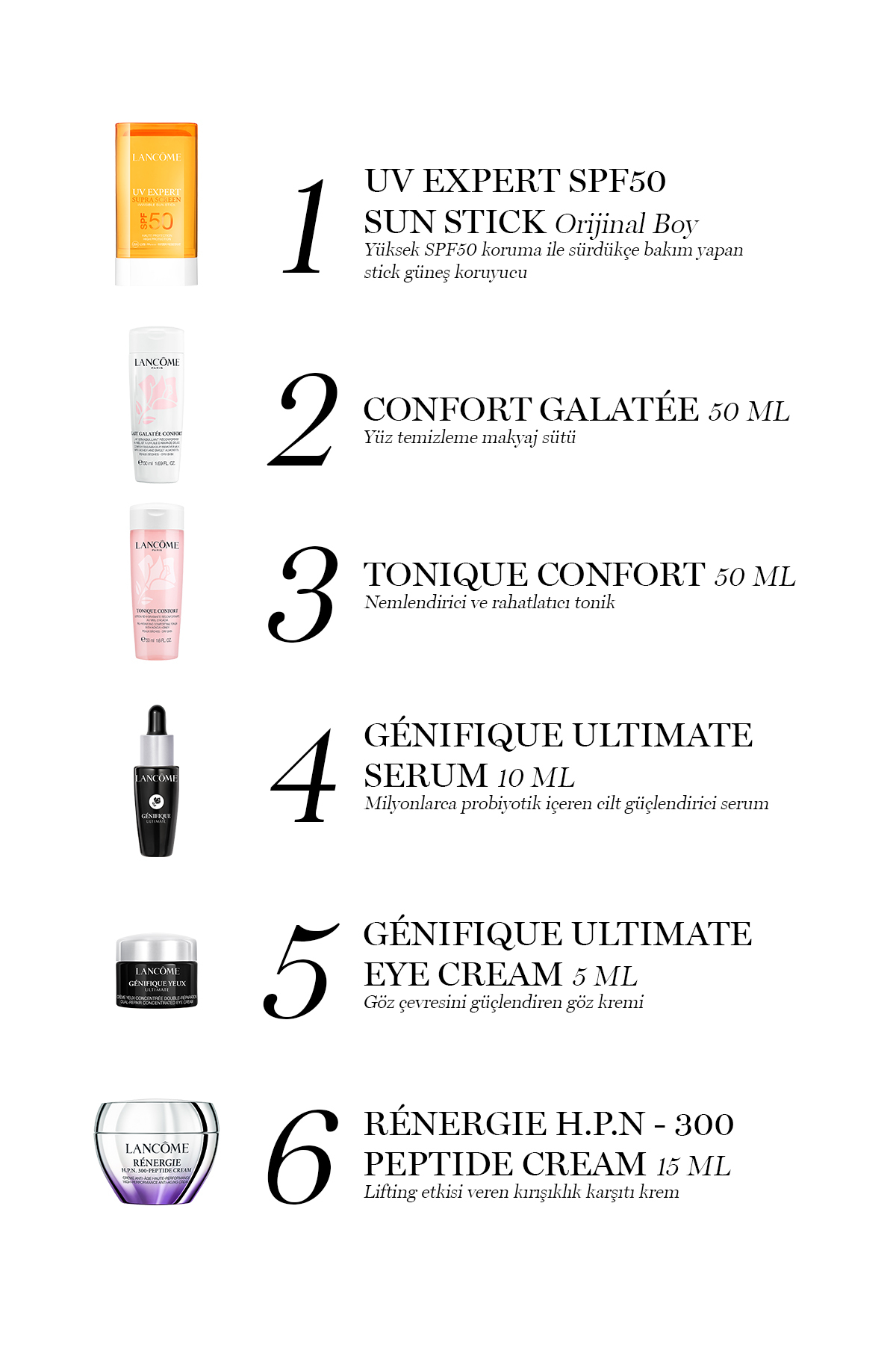 Yaz Bakım Rutini Seti - Temizleyici, Tonik, Serum, Yüz ve Göz Kremi, Stik Güneş Kremi 7829999999307 — VB829307 — تصویر 2 از 2