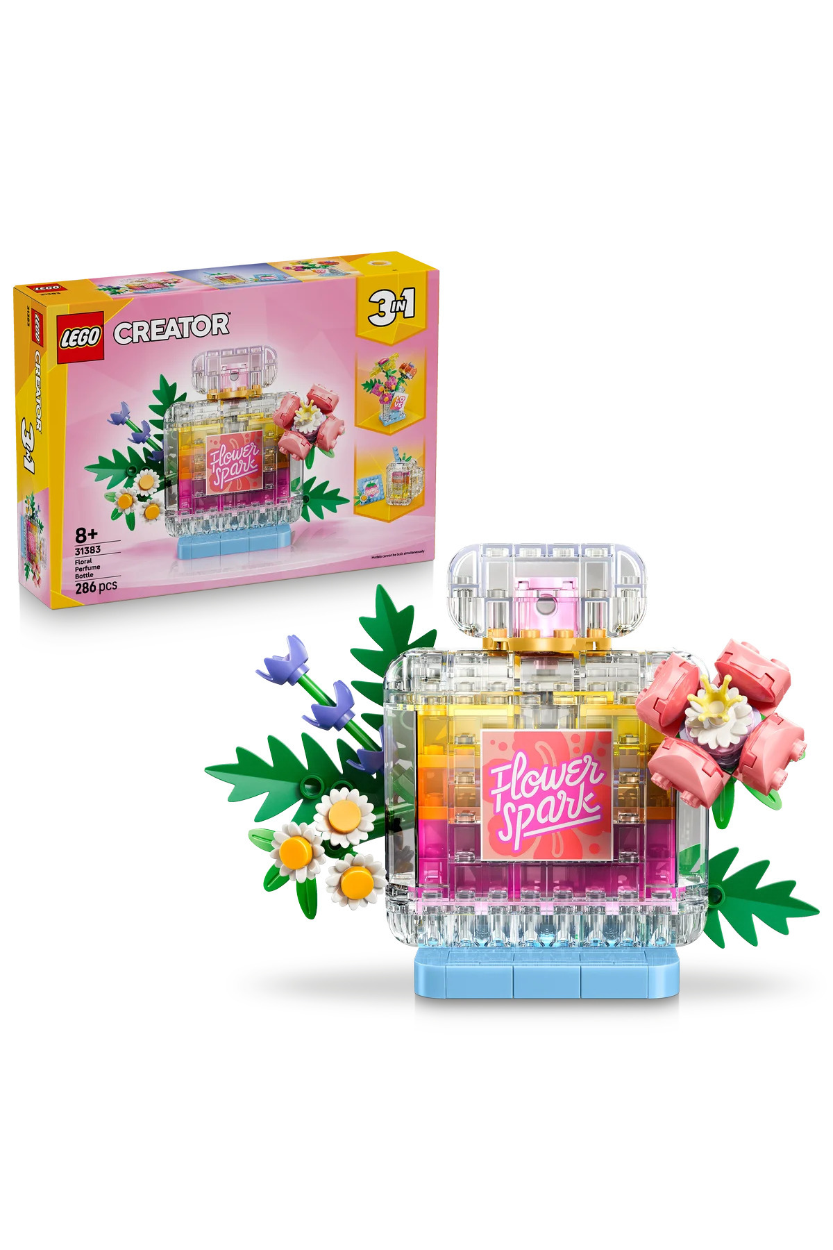 LEGO ®   Creator 3 v 1 květinová dekorativní lahvička na parfém 31383 - Stave...
