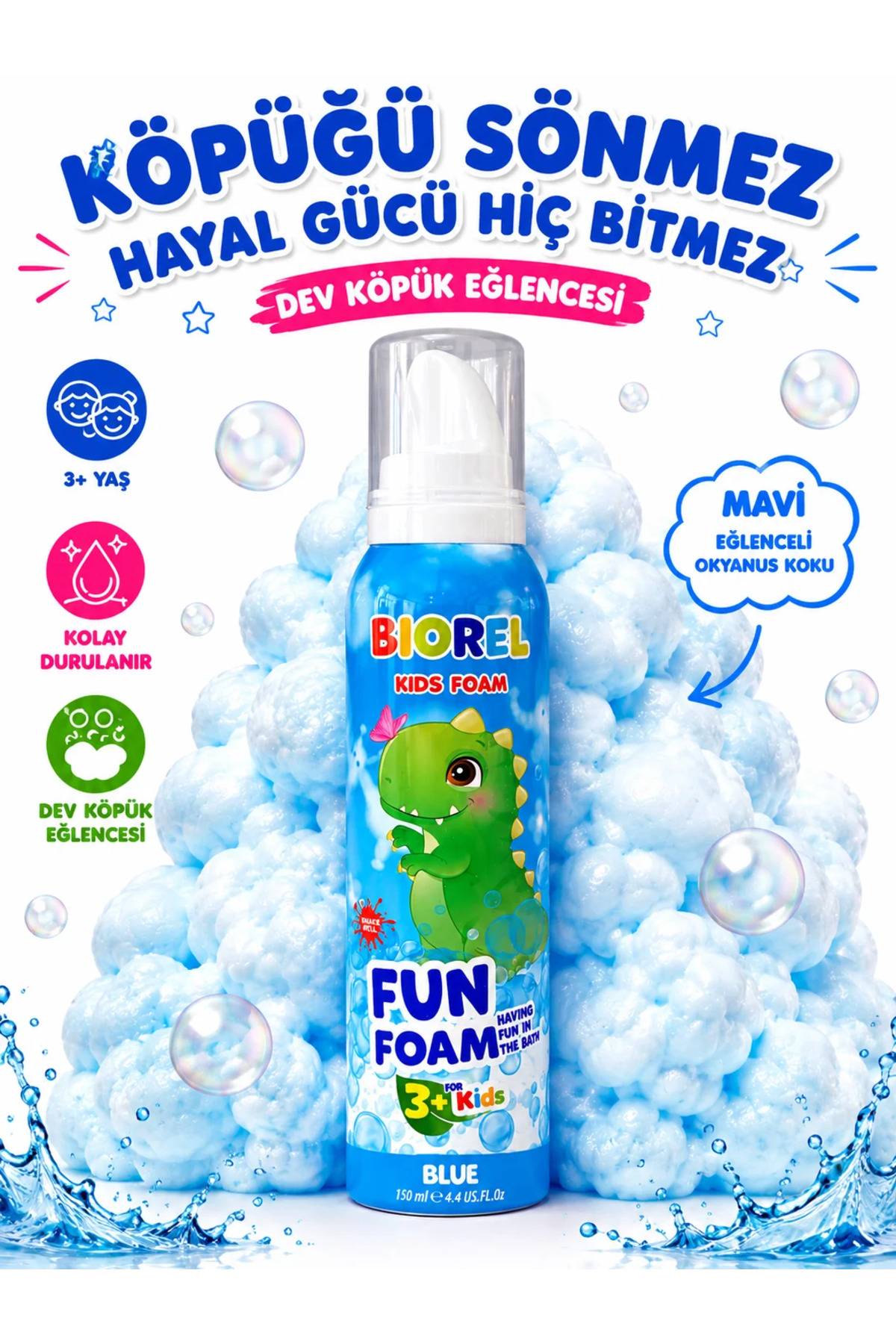 Genel Markalar Oyun Köpüğü - Mavi Renk Sensory Play Duyusal Oyun