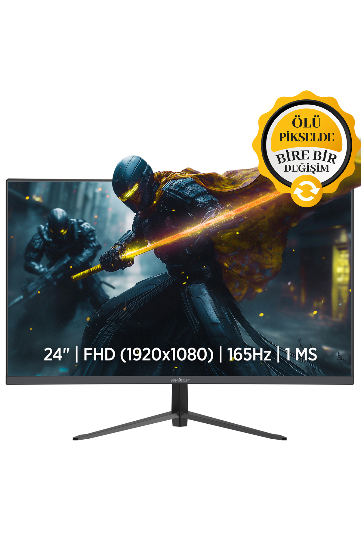 Rion R10 24" 165Hz 1Ms FHD VA Curved Gaming Monitor (Instant Change in Dead Pixel)