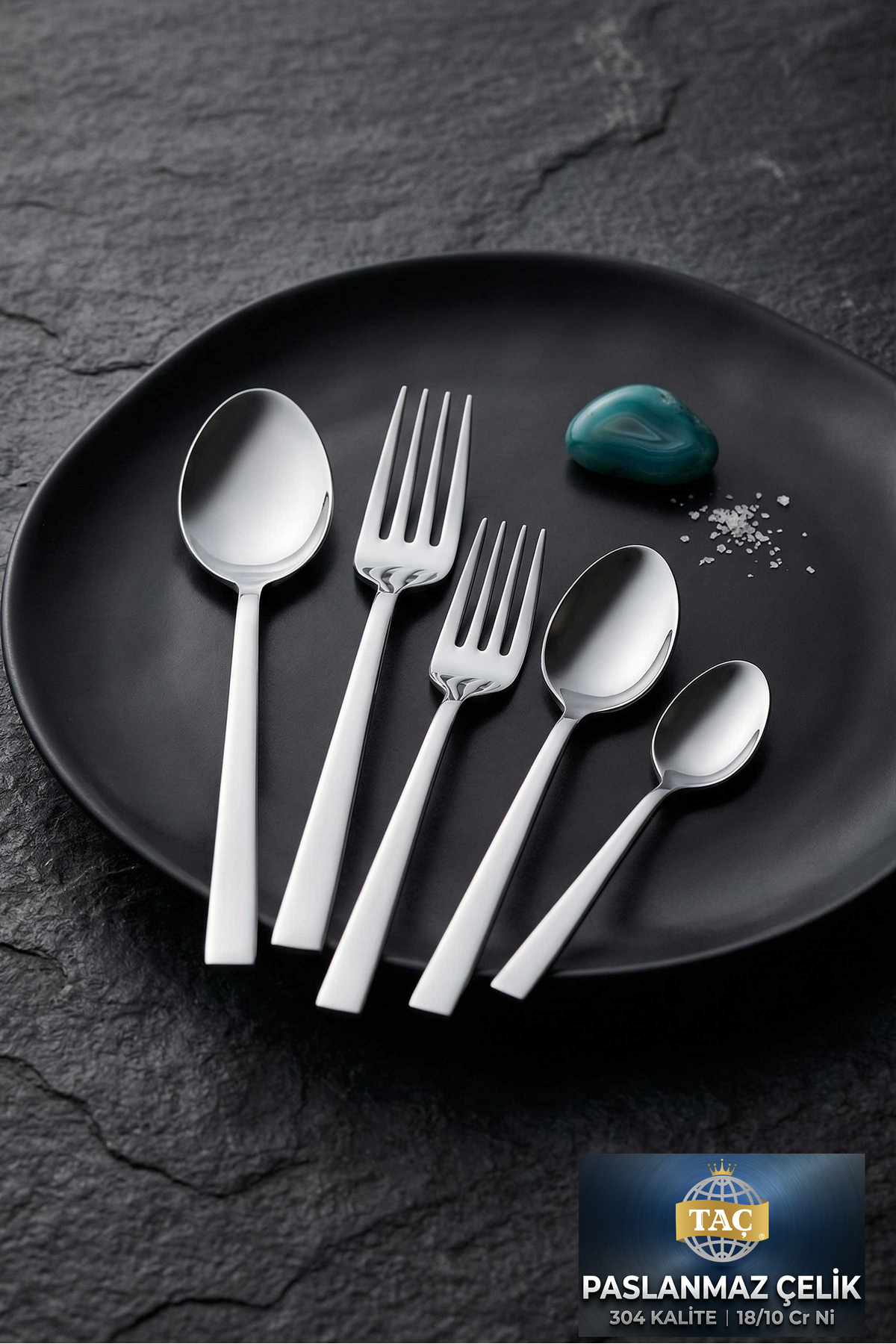 Felina Viento 60-Piece Cutlery Set for 12 People 18/10 Stainless Steel 304 Quality
