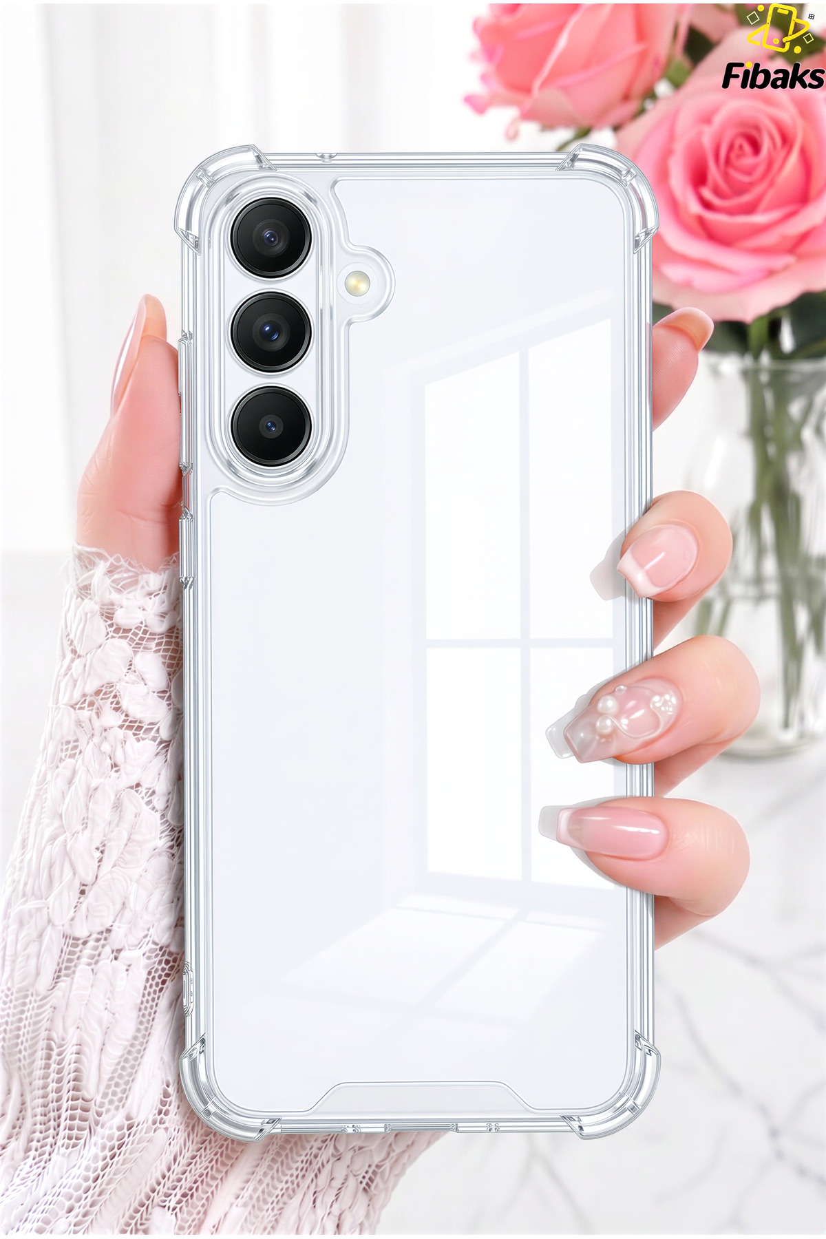 Galaxy A37 Case Antishock Shock Absorbent Flexible Clear Silicone with Corner and Camera Protection