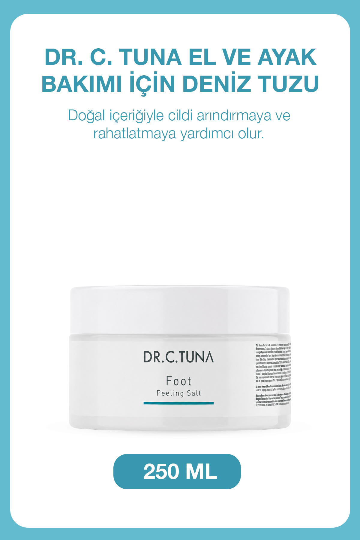 Dr. C.Tuna Ayak Bakım Deniz Tuzu Peelingi — 1000322-T — تصویر 1 از 2
