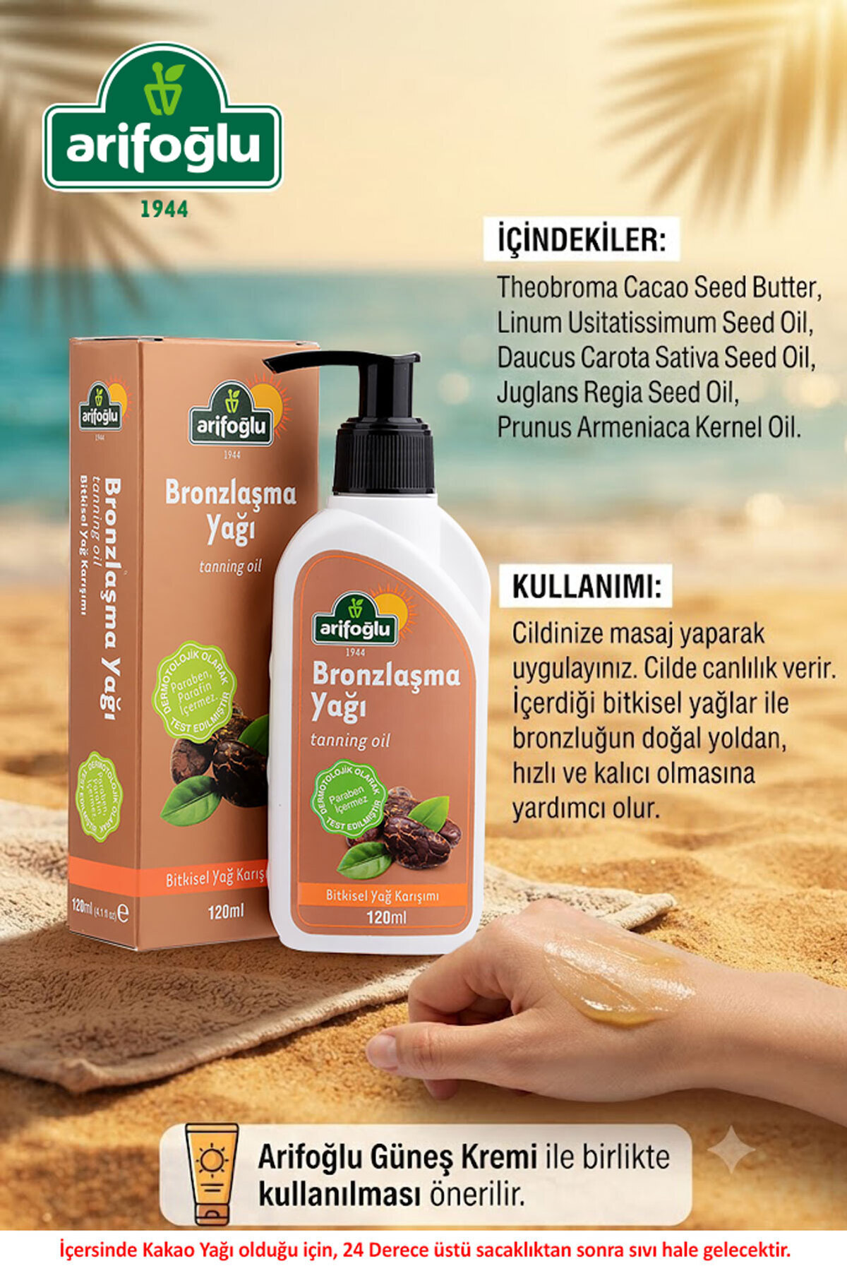 Bitkisel Bronzlaşma Yağı 120 ML — 600 67 102