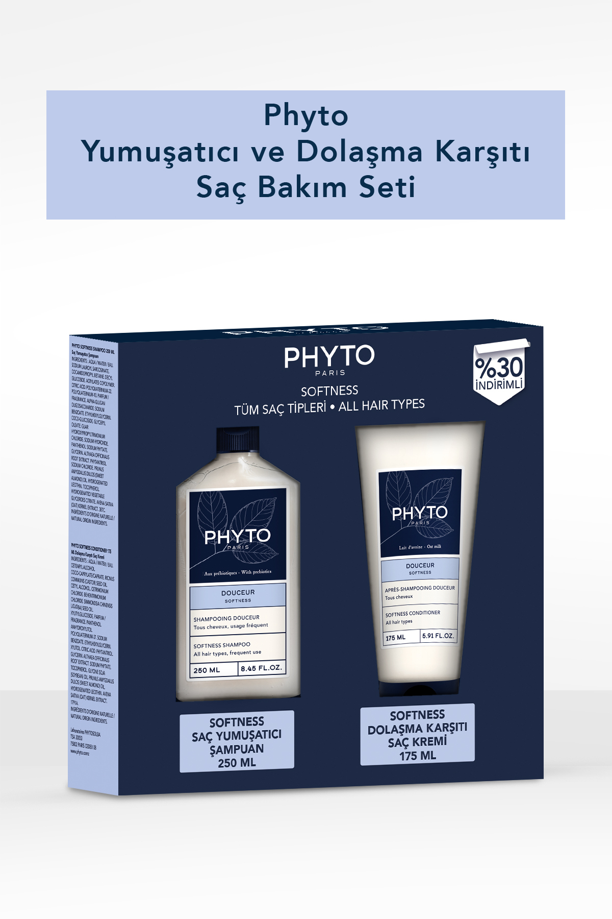 Phyto SOFTNESS TUM SAC TIPLERI ICIN BAKIM SETİ - Fiyatı, Yorumları