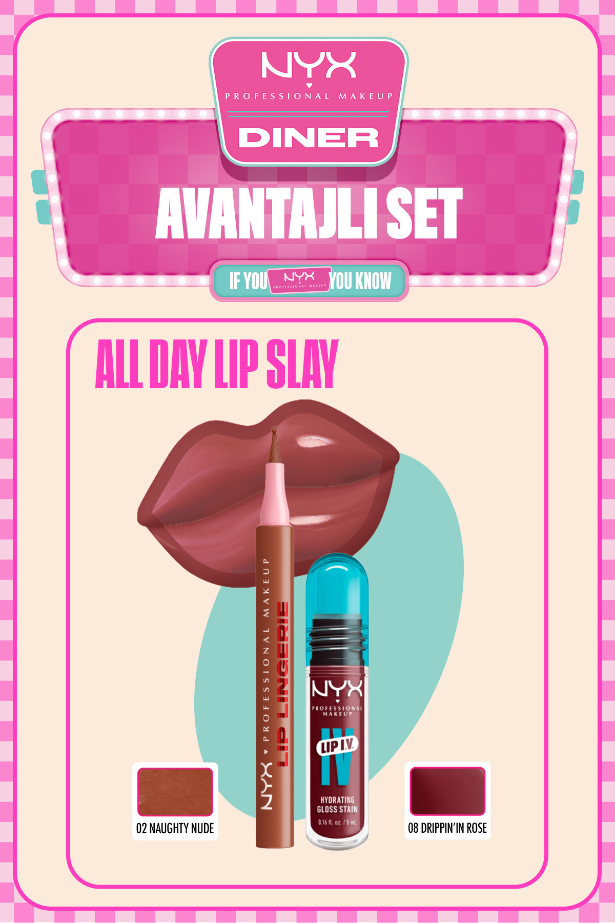 برق لب بادوام «All Day Lip Slay» با رنگ و جلوه براق + ست ترکیبی مداد لب — PKTALLDAYLIPSLAY — تصویر 2 از 8