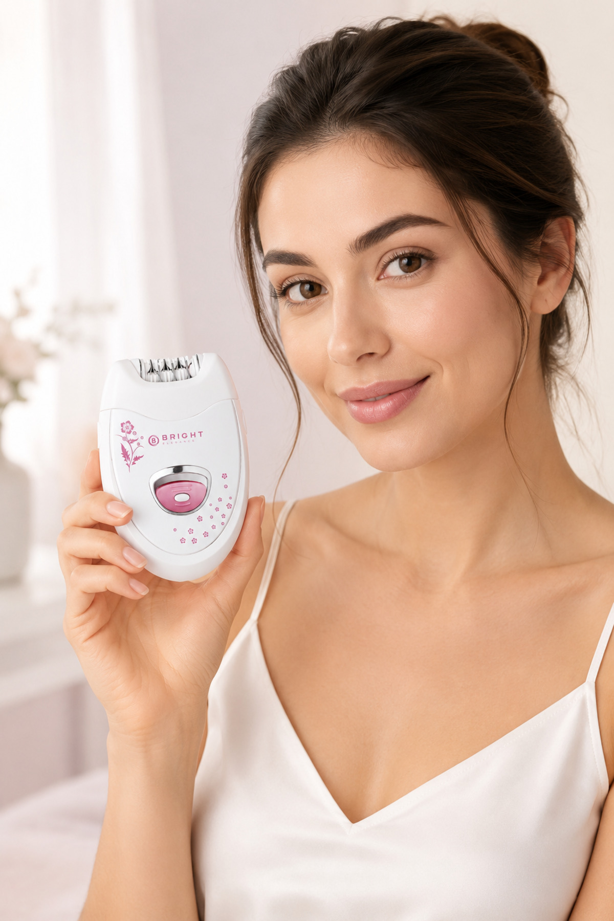 BE-1196 Kablolu / Kablosuz Şarjlı 2 Kademe 18 Çift Cımbız Epilasyon Aleti BEYAZ — تصویر 6 از 8
