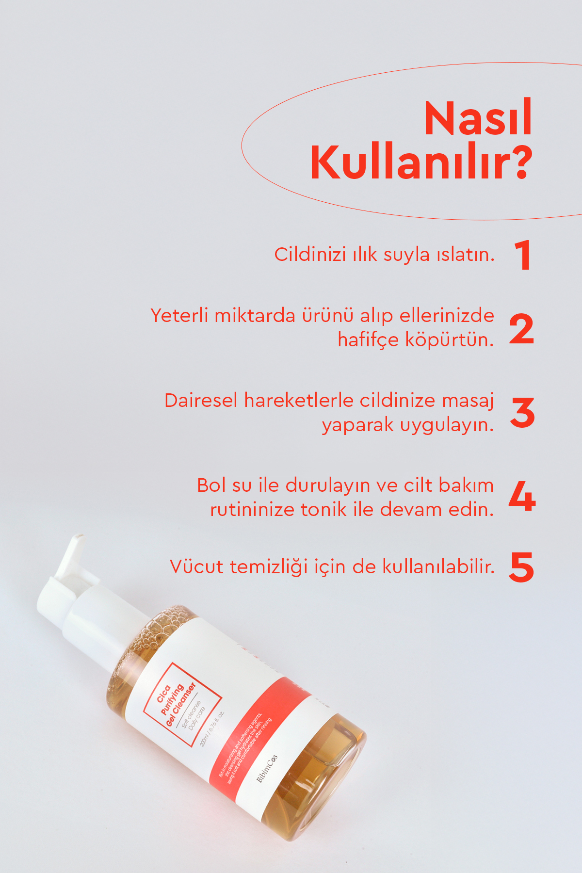 Cica Purifying Gel Cleanser 200ml - Yatıştırıcı & Arındırıcı Temizleme Jeli — 2204270 — تصویر 2 از 7