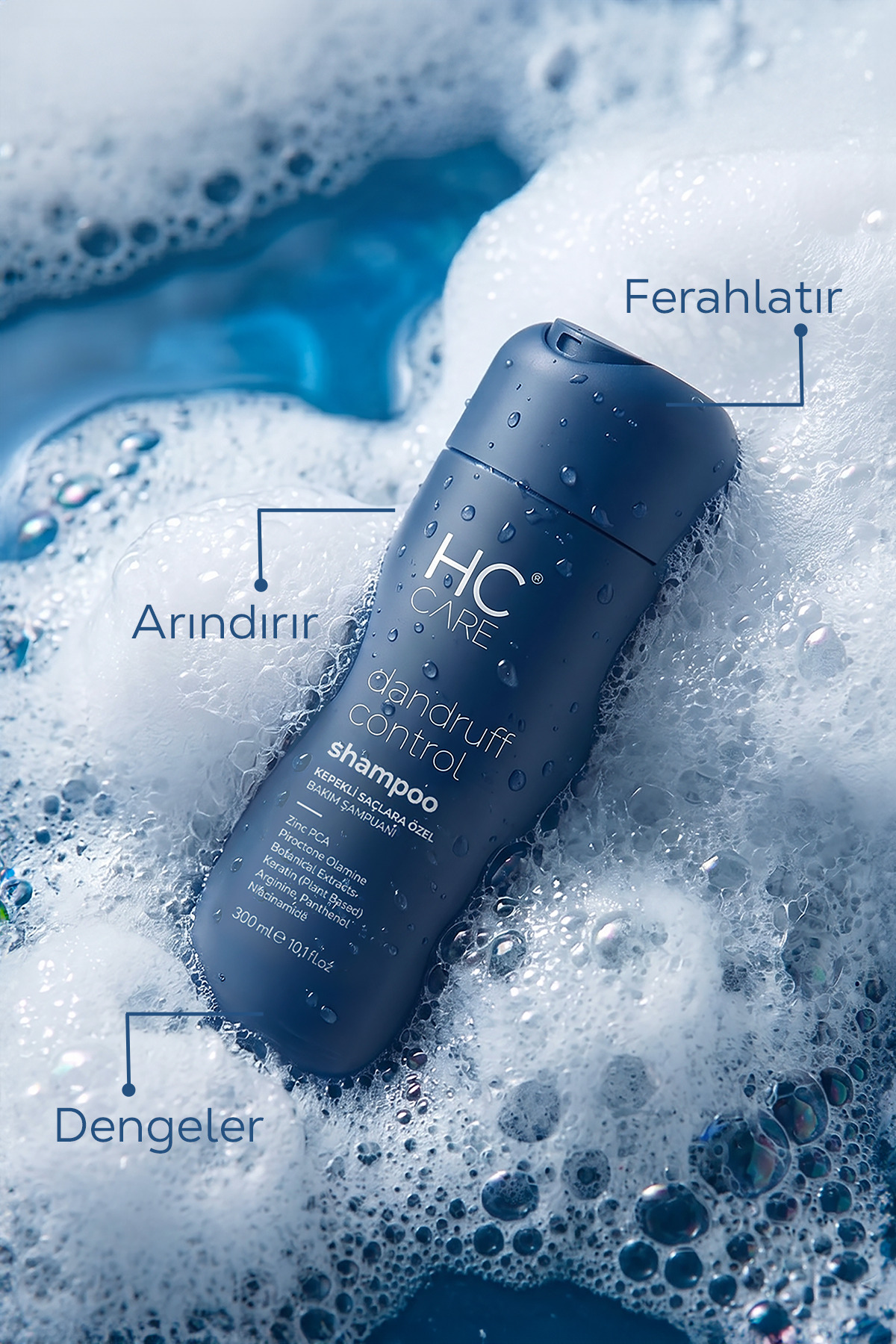 Dandruff Control Kepekli Saçlar için Şampuan — 34074 — تصویر 4 از 7