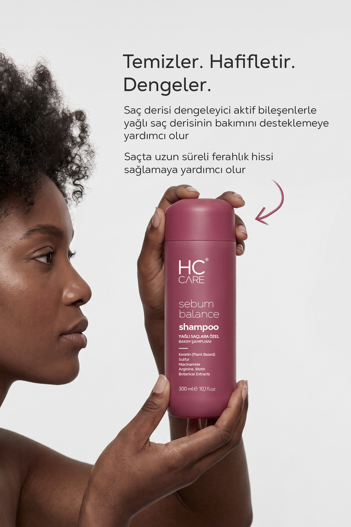 Sebum Balance Yağlı Saçlar için Arındırıcı Şampuan — 34067 — تصویر 5 از 6