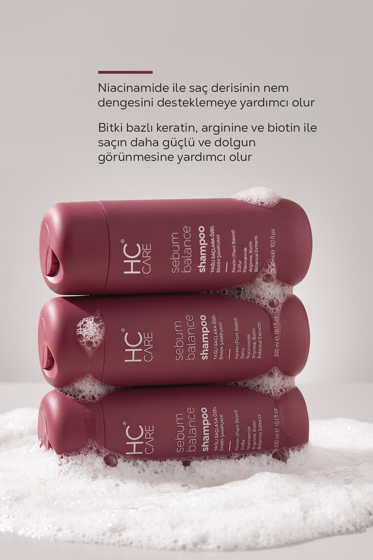 Sebum Balance Yağlı Saçlar için Arındırıcı Şampuan — 34067 — تصویر 4 از 6