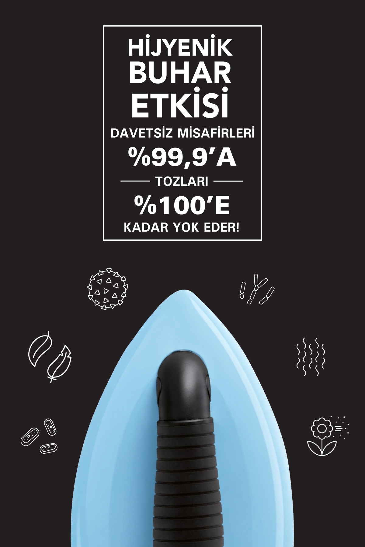 Lift Plus Buhar Kazanlı Ütü - Mavi 7