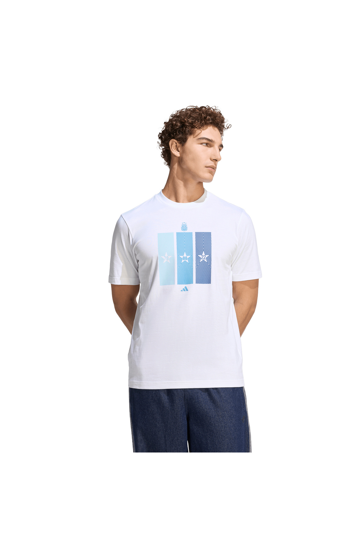 تیشرت adidas آدیداس خانگی آرژانتین اورجینال - تصویر 2