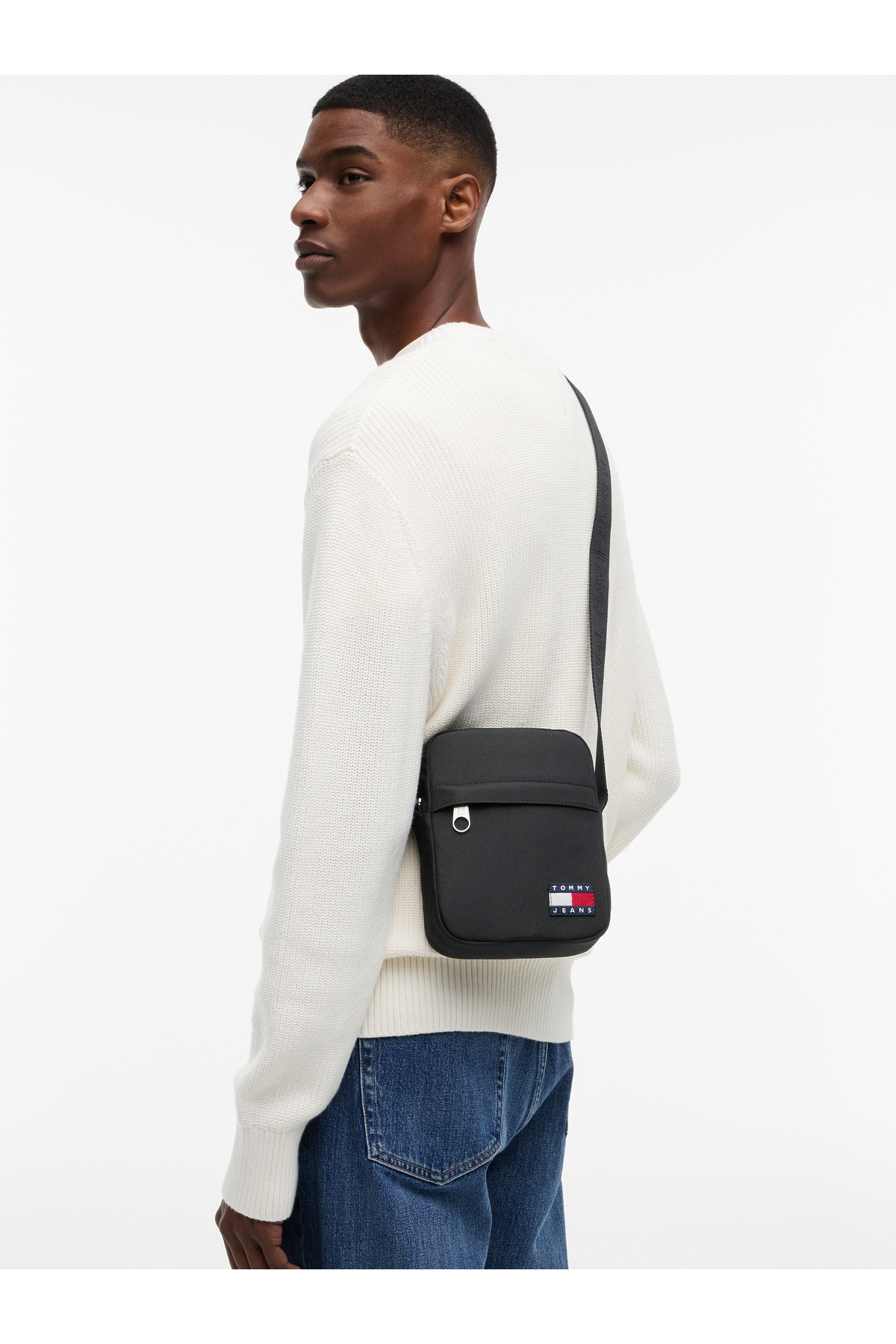Erkek Marka Logolu Ayarlanabilir Omuz Askılı Şık Görünüşlü Gündelik Kullanıma Uygun Tommy Hilfiger تامی هیلفیگر اورجینال - تصویر 2