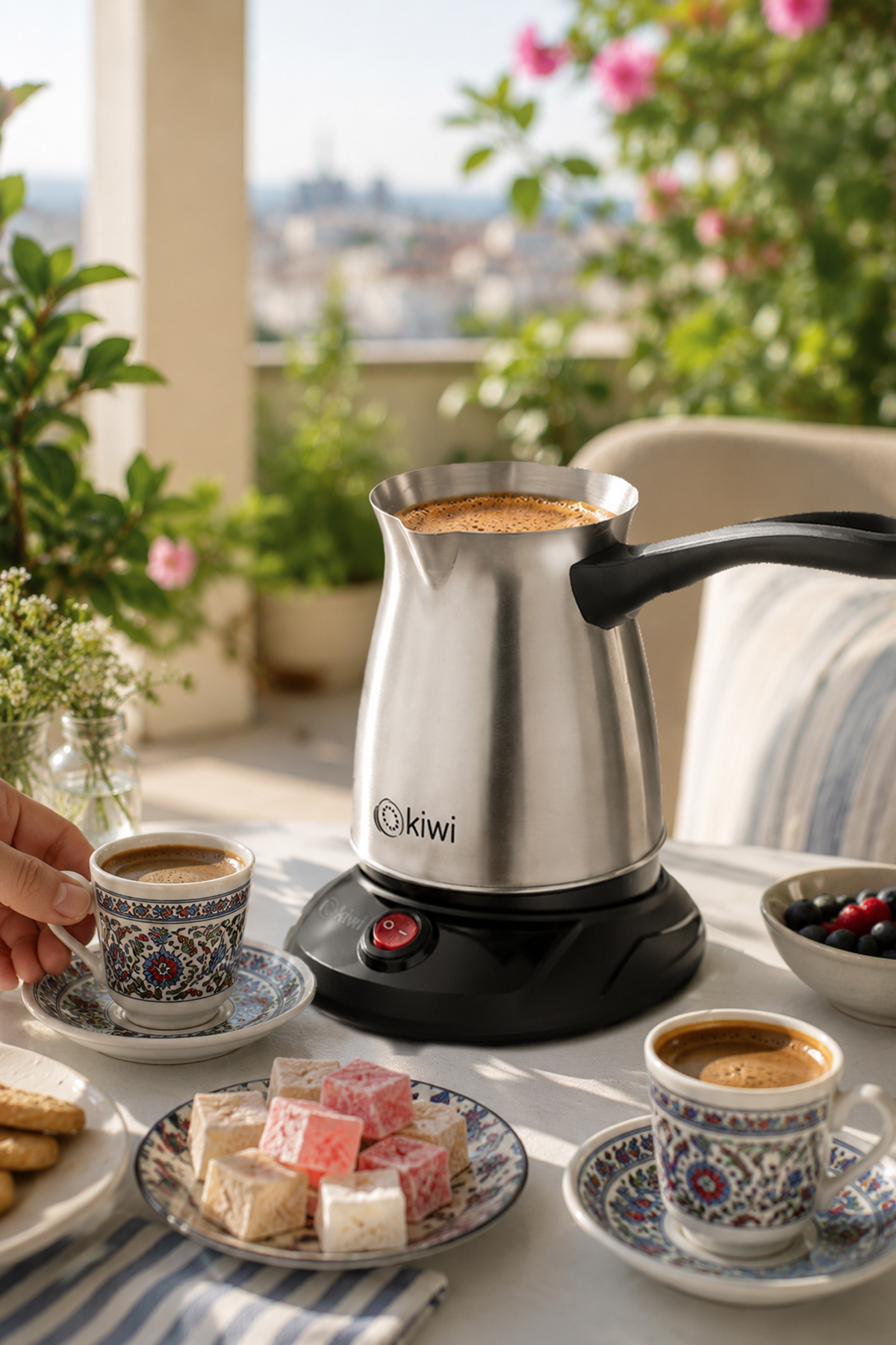 Kcm 7512 Çelik Cezve Türk Kahve Makinesi Inox 3