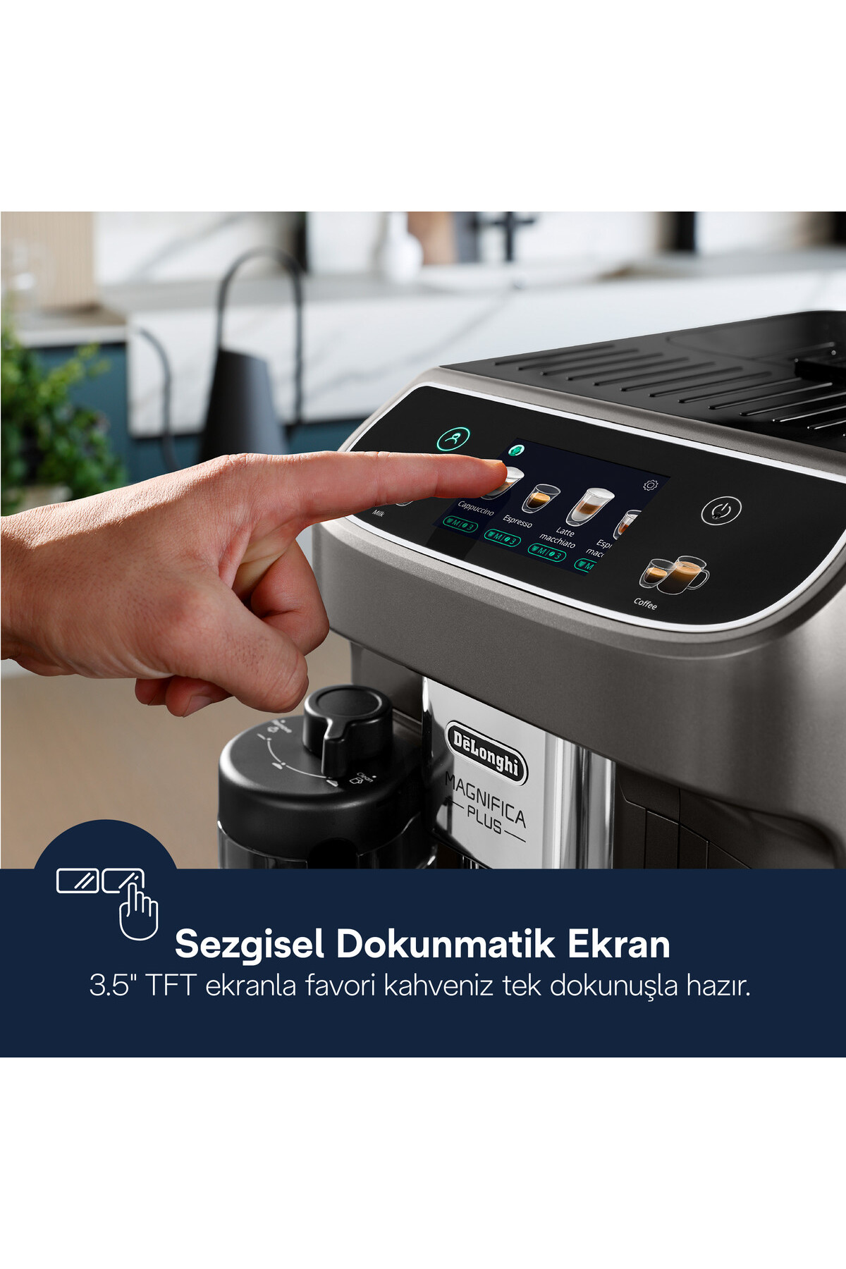 Magnifica Plus ECAM320.70.TB Tam Otomatik Kahve Makinesi 4