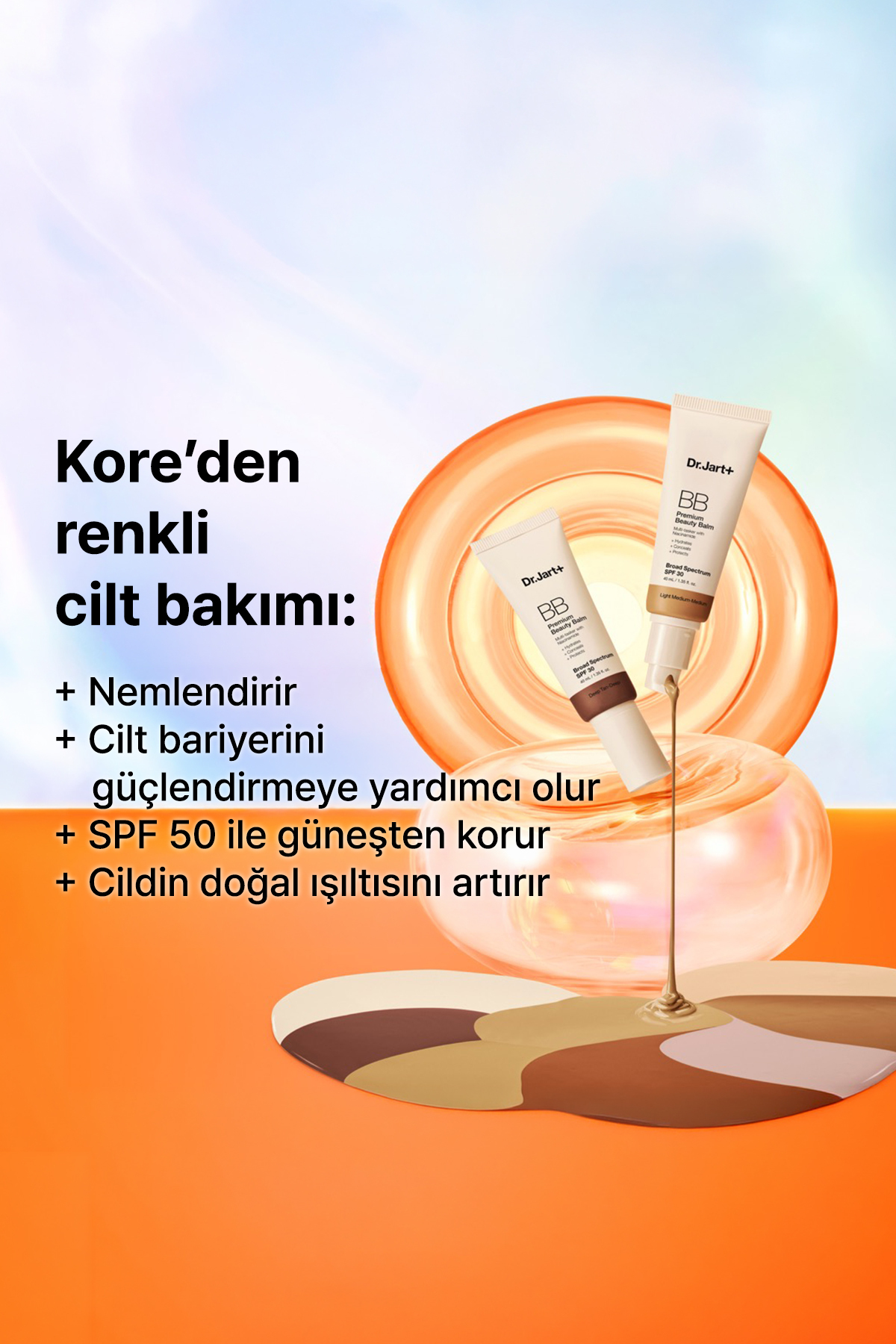 بالم زیبایی پریمیوم، مرطوب کننده رنگی با SPF50+ - 0.5 گرم ملایم، 40 میلی لیتر — بژ 146869 — تصویر 4 از 12