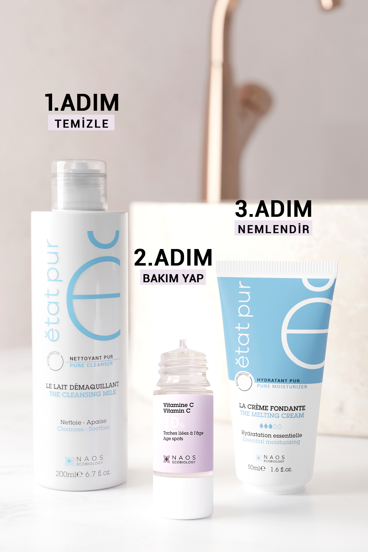 Pure Active Saf Vitamin C %10 Koyu Leke ve Yaşlanma Karşıtı Aydınlatıcı Konsantre Bakım Serumu 15ML — 3461028301000 — تصویر 3 از 9