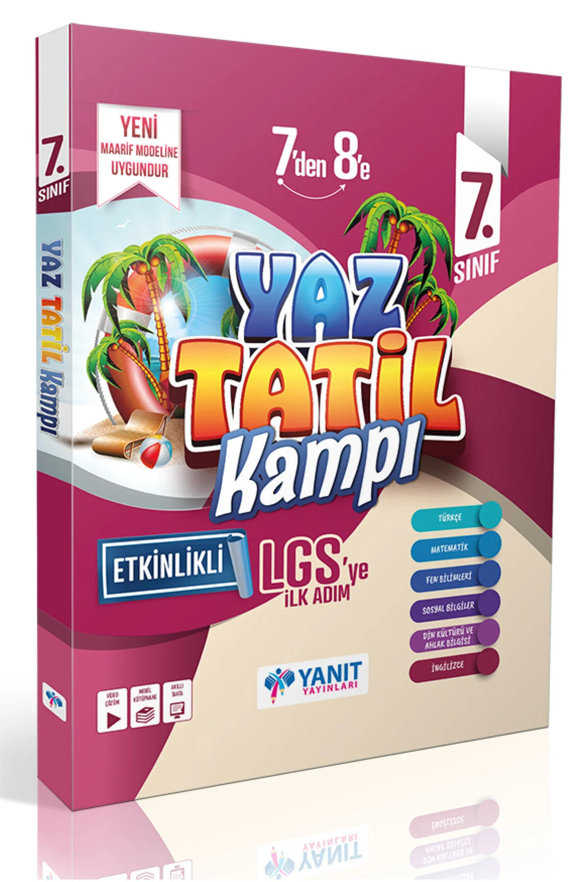 Yanıt Yayınları 2026 LGS'ye İLK ADIM 7'den 8'e YAZ TATİL KAMPI