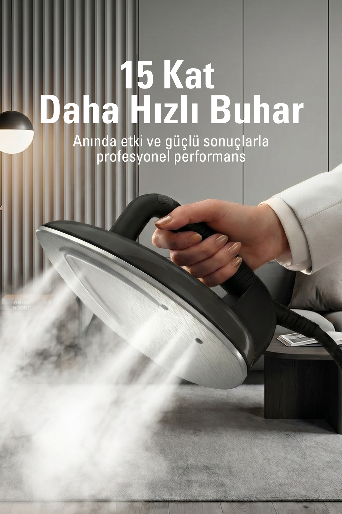 Lift Xtra Buhar Kazanlı Ütü - Titanyum (%100 Kuru Buhar Teknolojisi, %50 Zaman Tasarrufu) 8