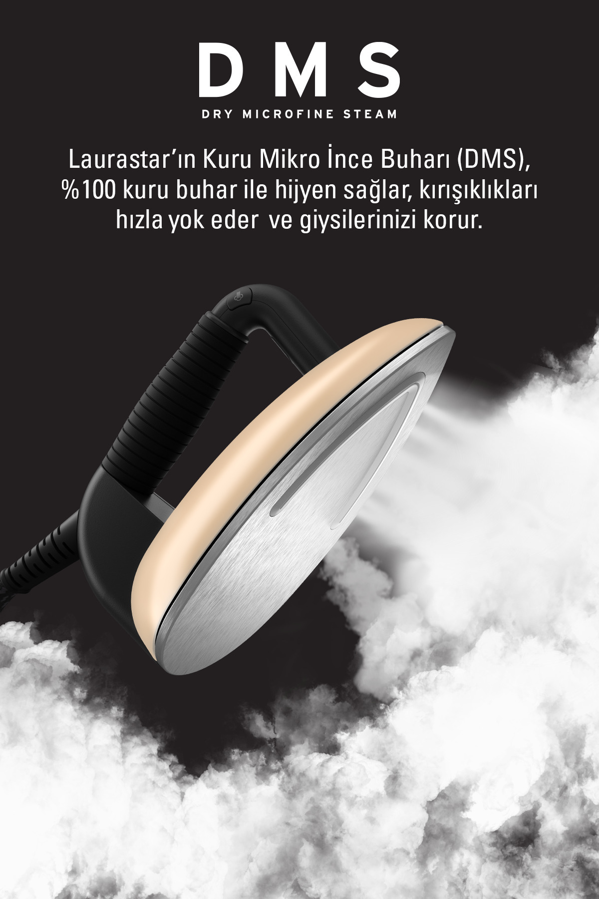 Lift Xtra Buhar Kazanlı Ütü - Mat Altın (%100 Kuru Buhar Teknolojisi, %50 Zaman Tasarrufu) 3