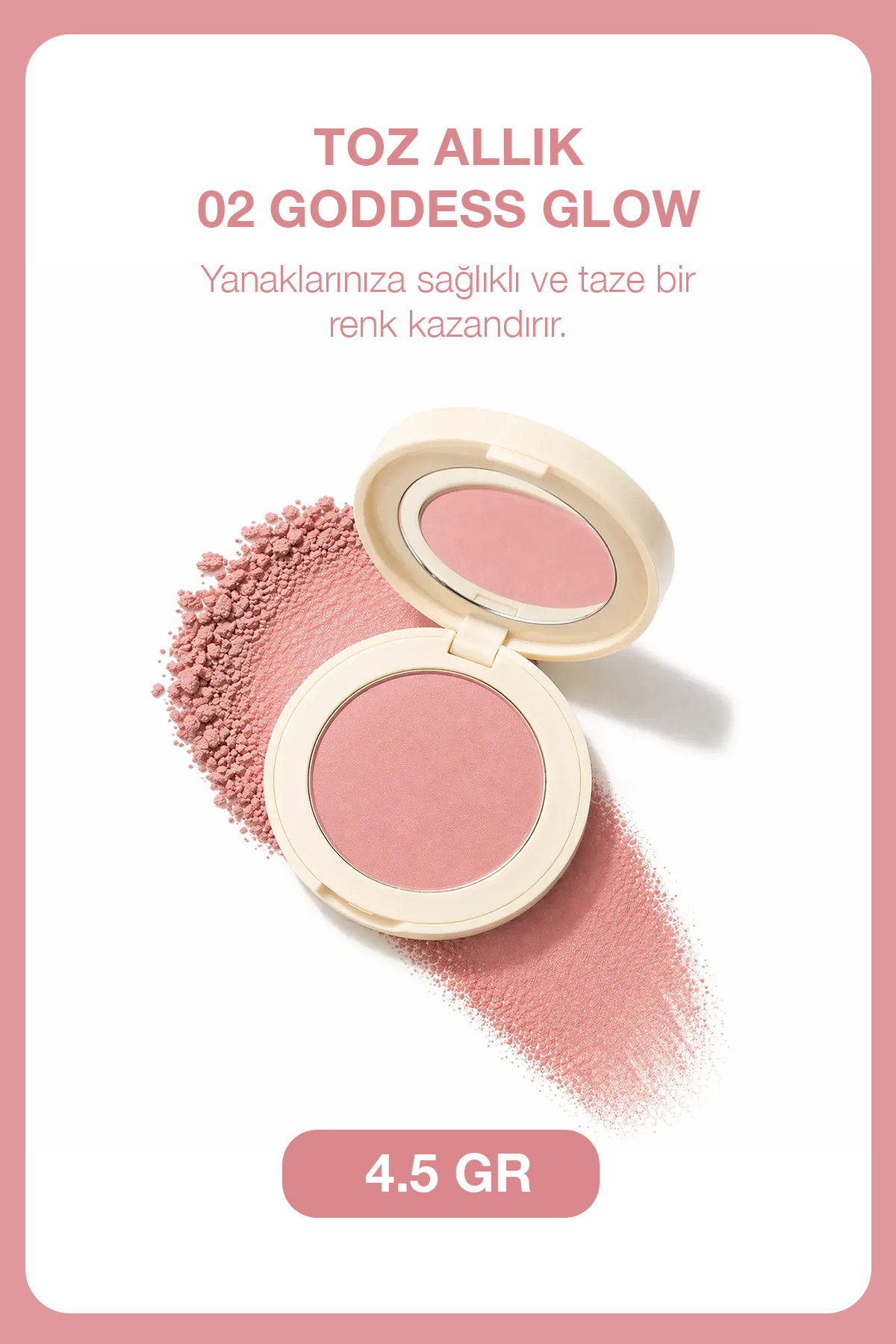 رژگونه پودری 02 Goddess Glow — تصویری 1001434