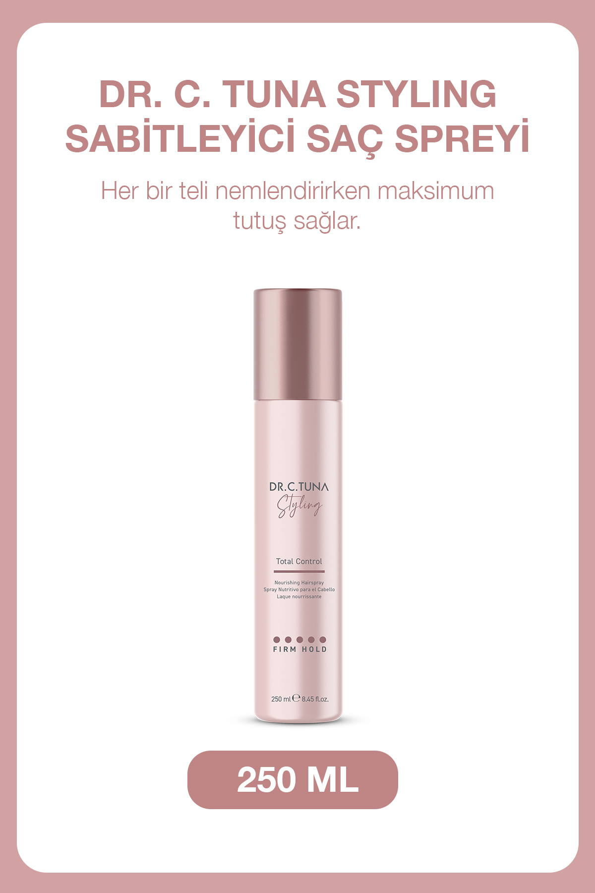 Farmasi Dr. C. Tuna Styling Sabitleyici Saç Spreyi 250 ml — TYC00650236141