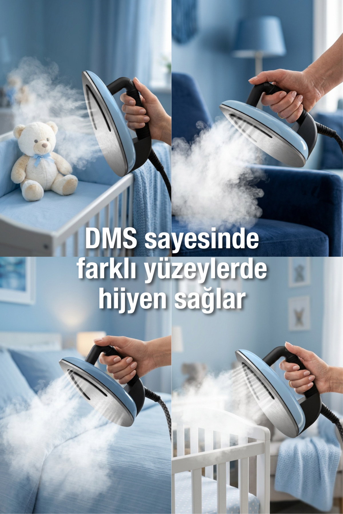 Lift Plus Buhar Kazanlı Ütü - Mavi 8